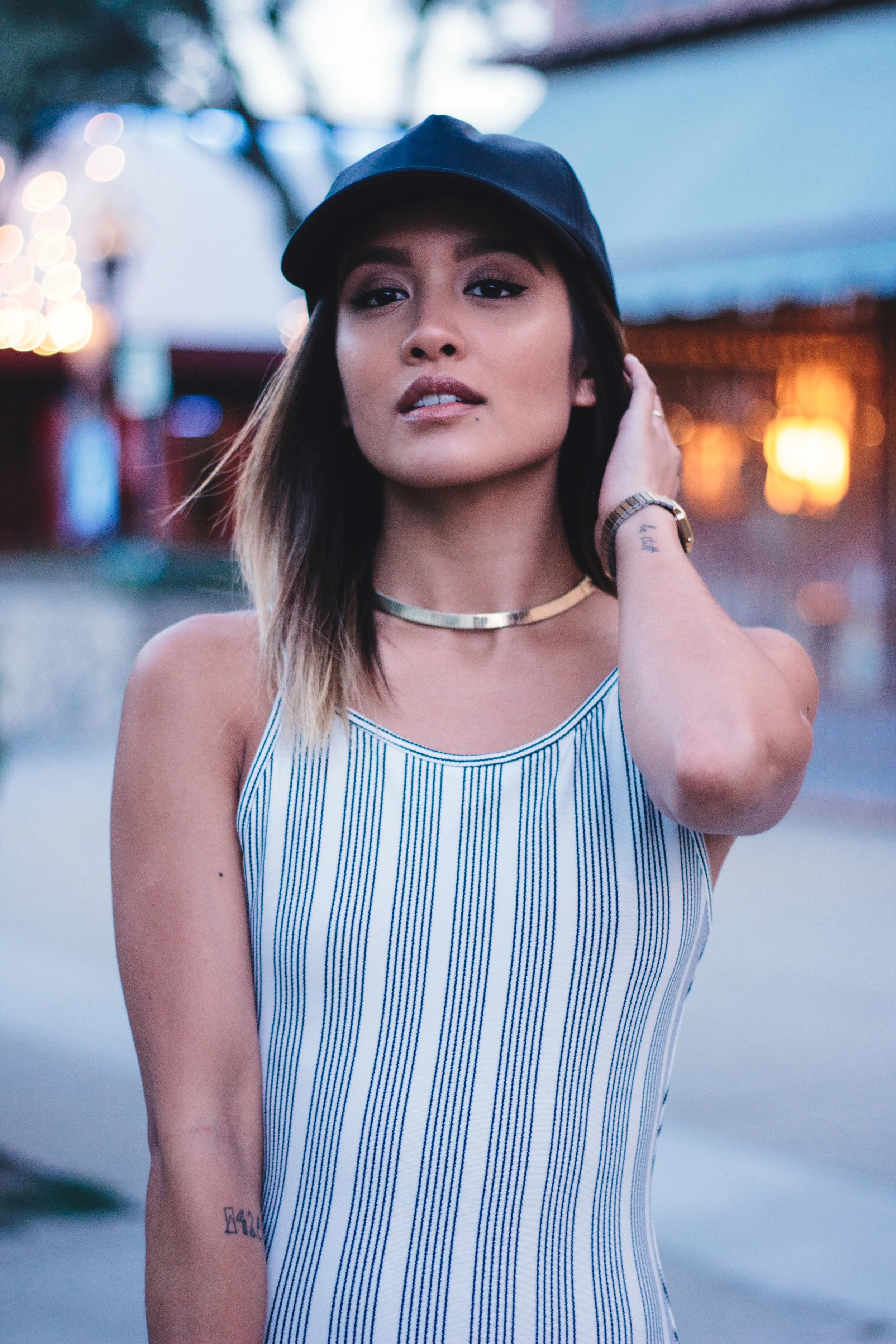  missguided dress | saint laurent bag | h&m boots | UO hat | photos by sean martin 