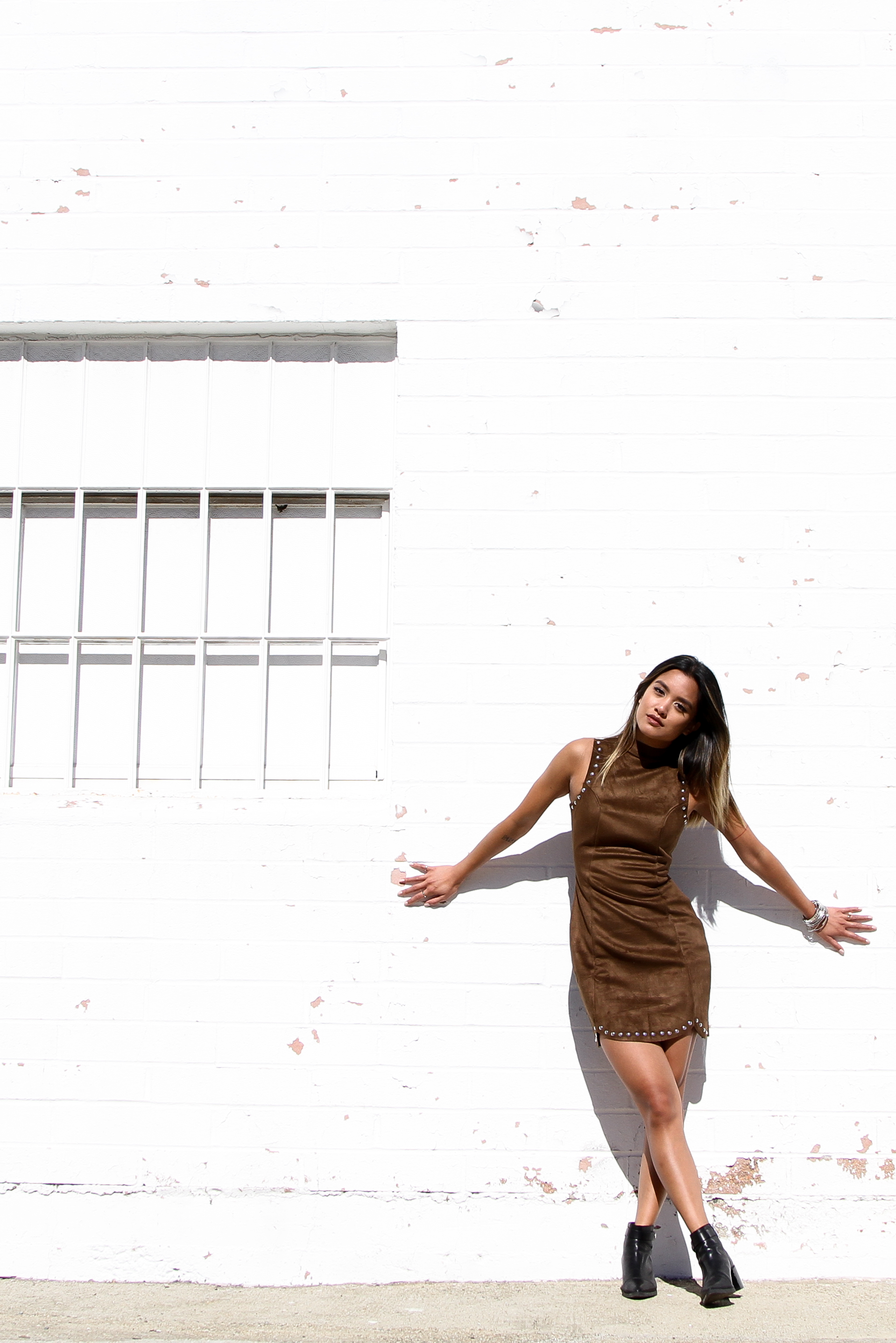  missguided dress | zara boots ( similar ) | phots by jon macarewa