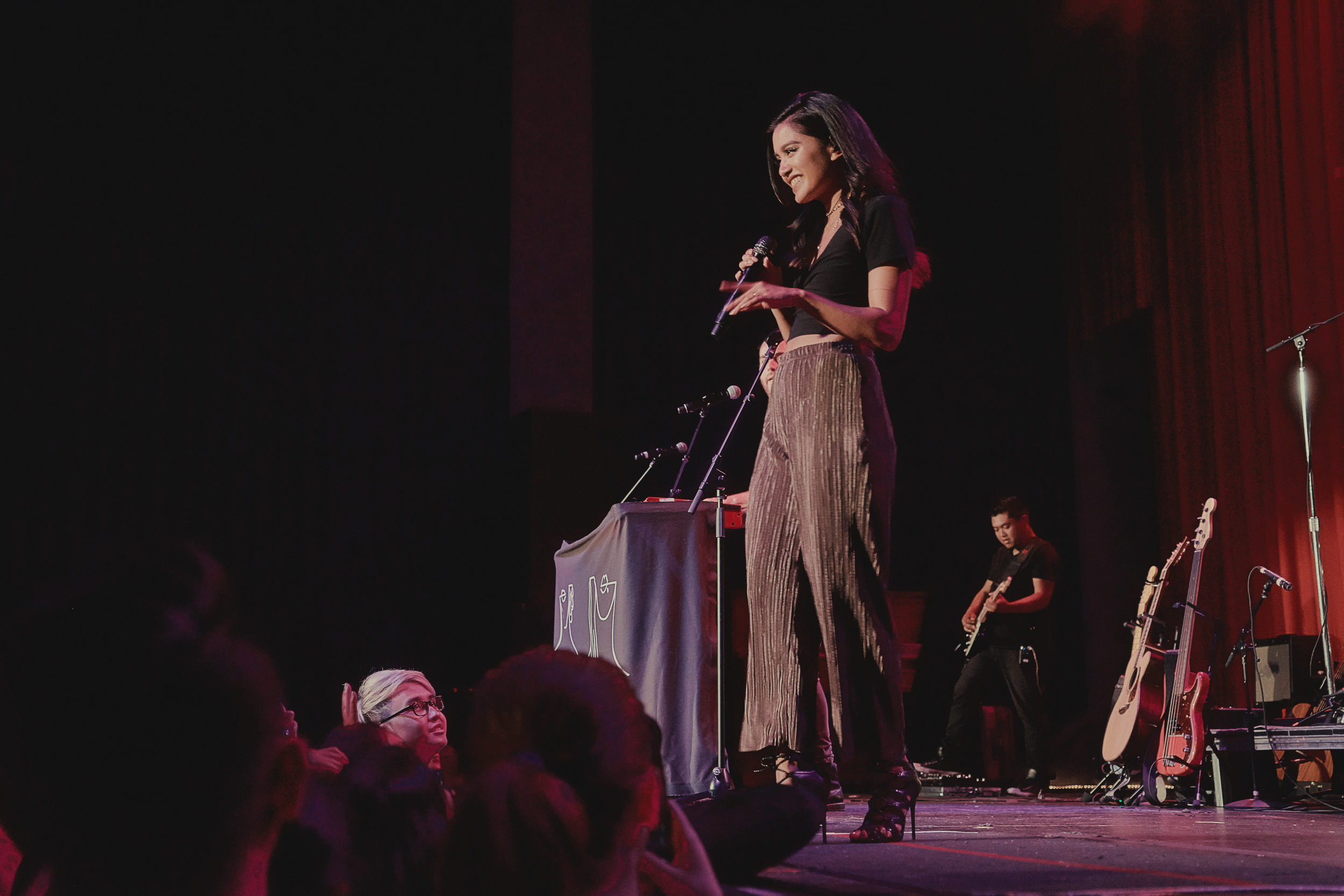  leith top | topshop trousers | zara heels ( sim. ) | nars li p | UD liner | styling by adena rohatiner | photo by sean martin