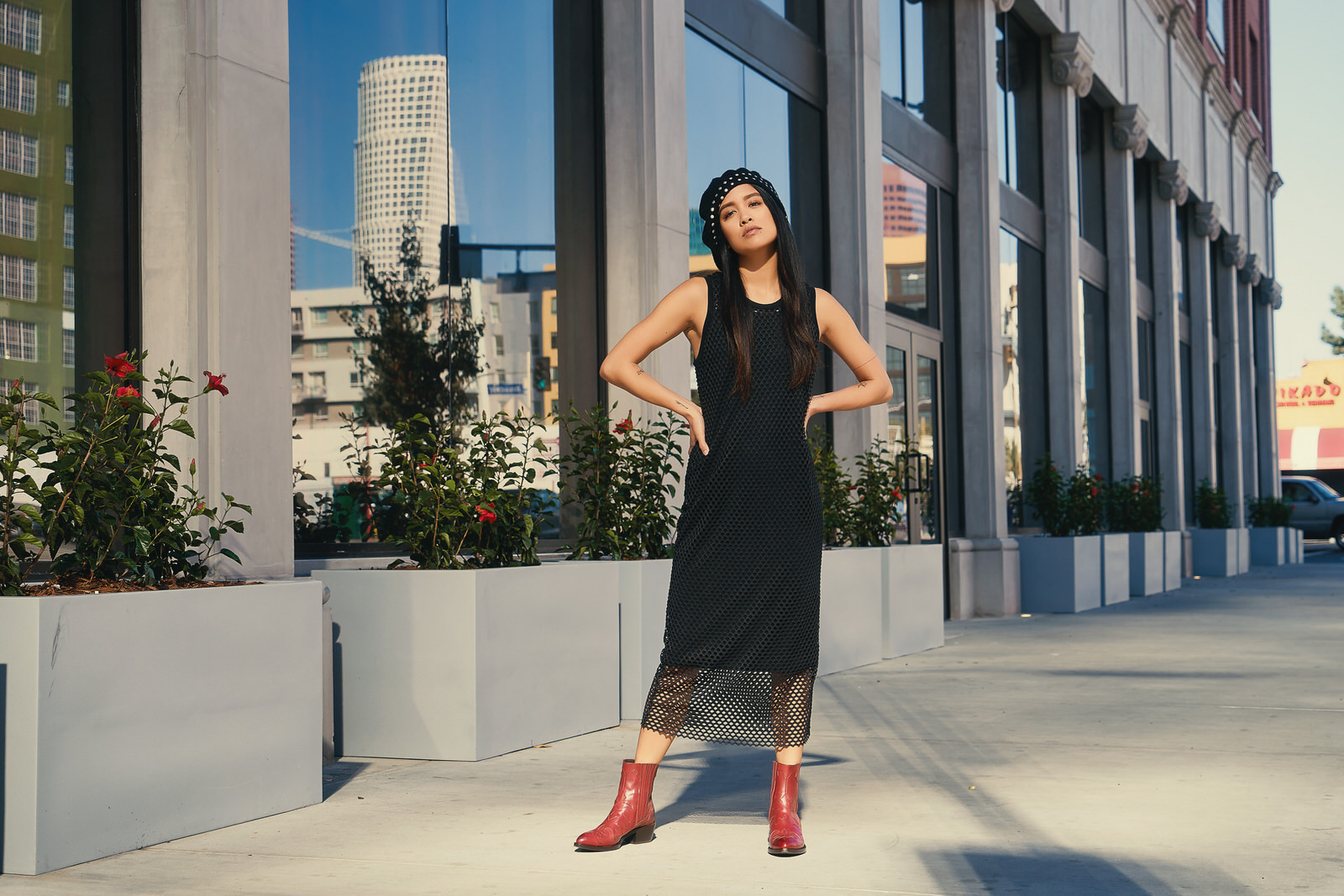 art dept. dress | vintage beret | sartore boots | photos by sean martin