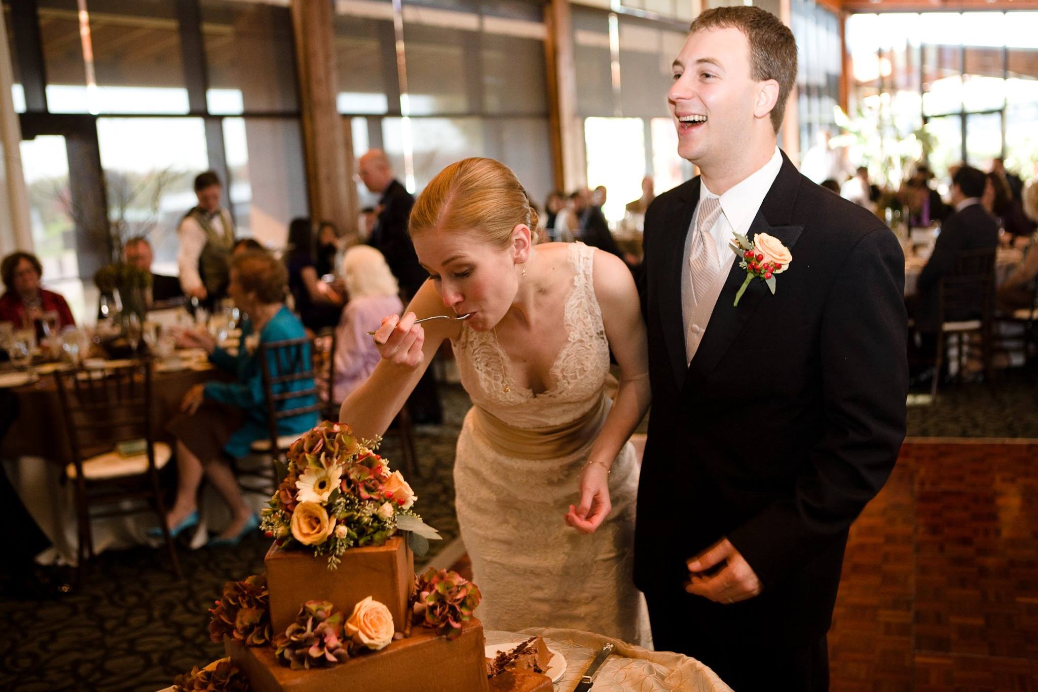 Even on my wedding day, it was all about the cake.