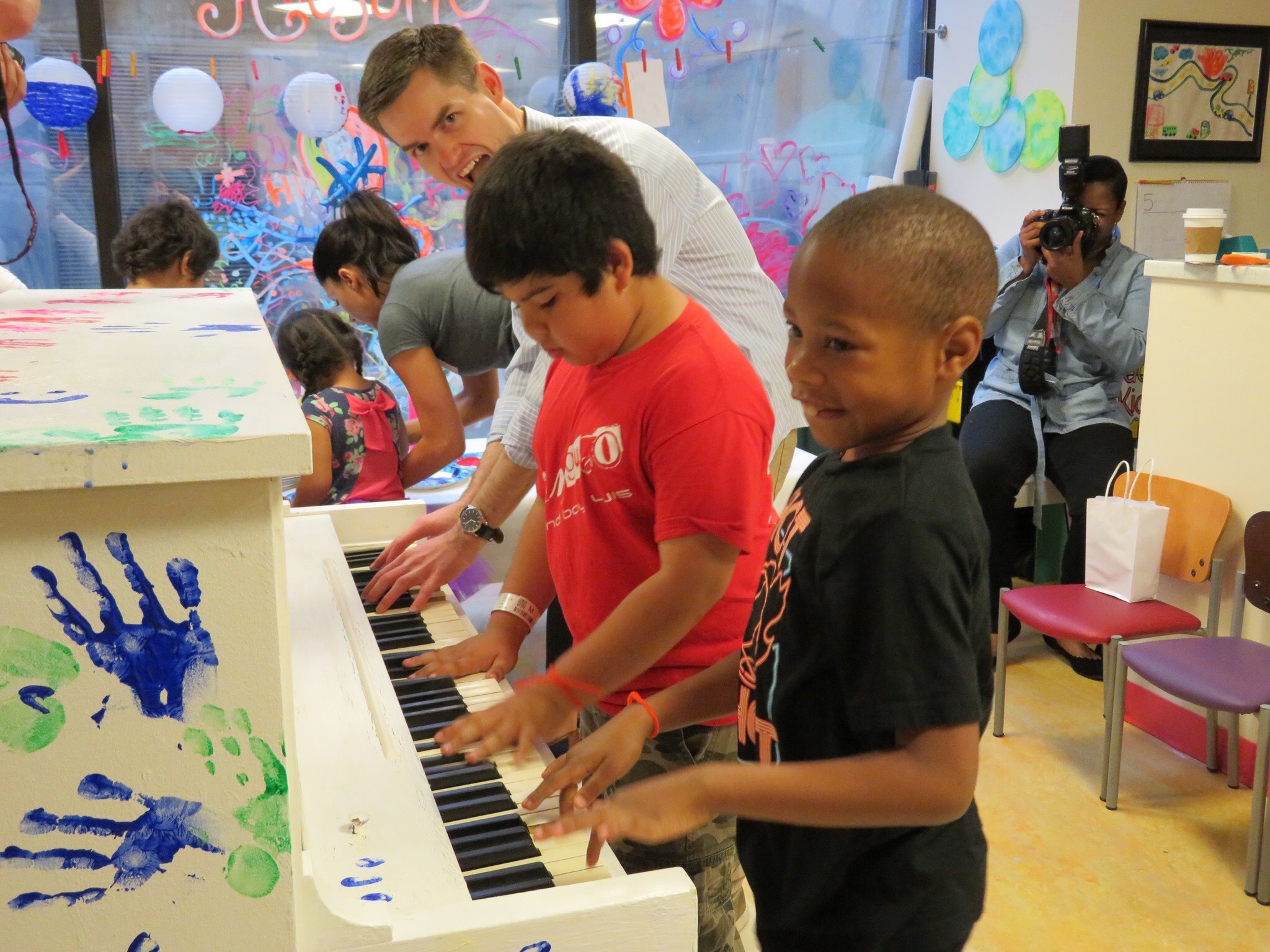 Piano donation to Children's National Medical Center