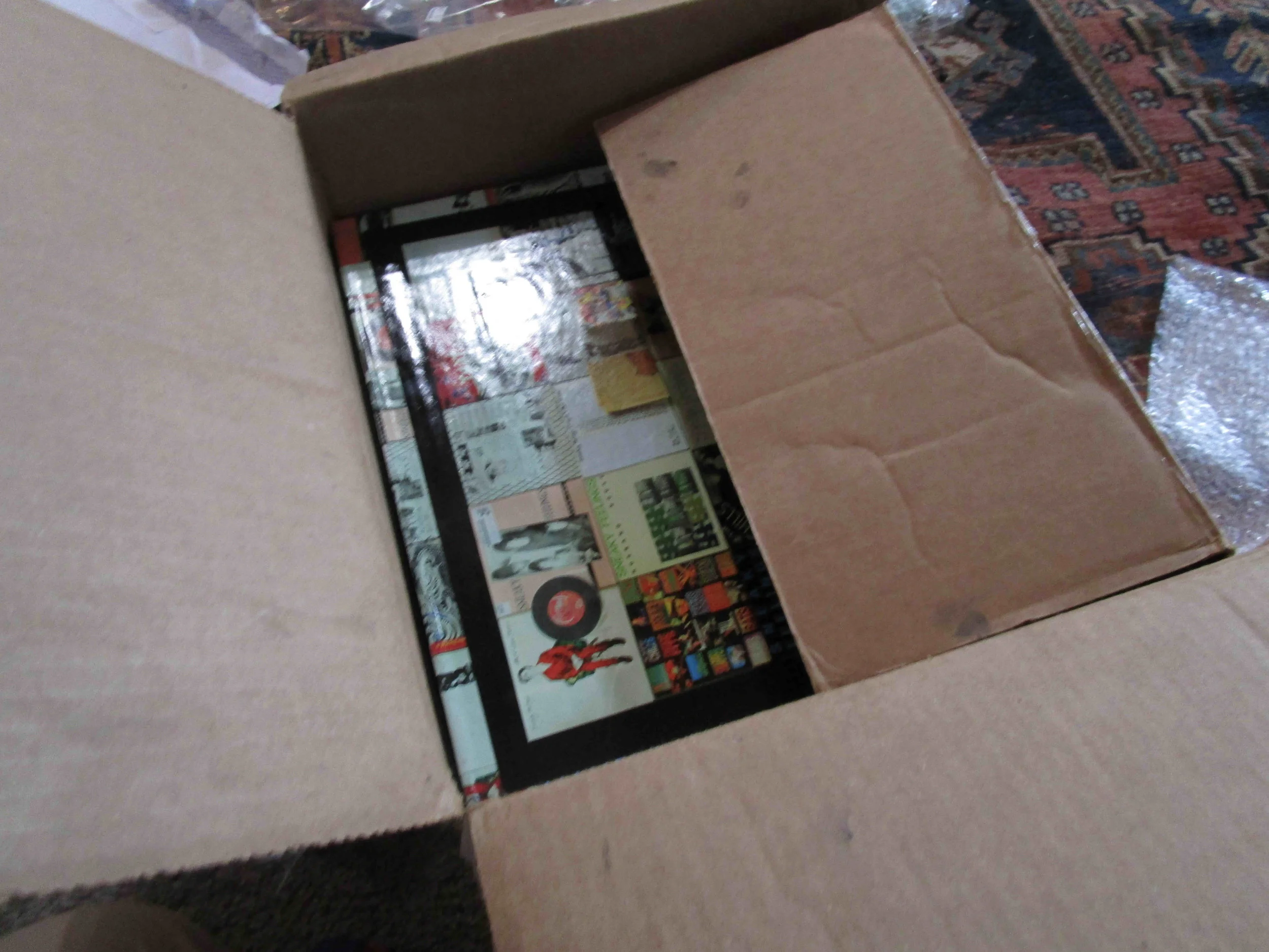 Lid is already a snug fit on the box. being packed in to a outer carton, being a recycled carton from the pressing plant used to press the vinyl for this release..