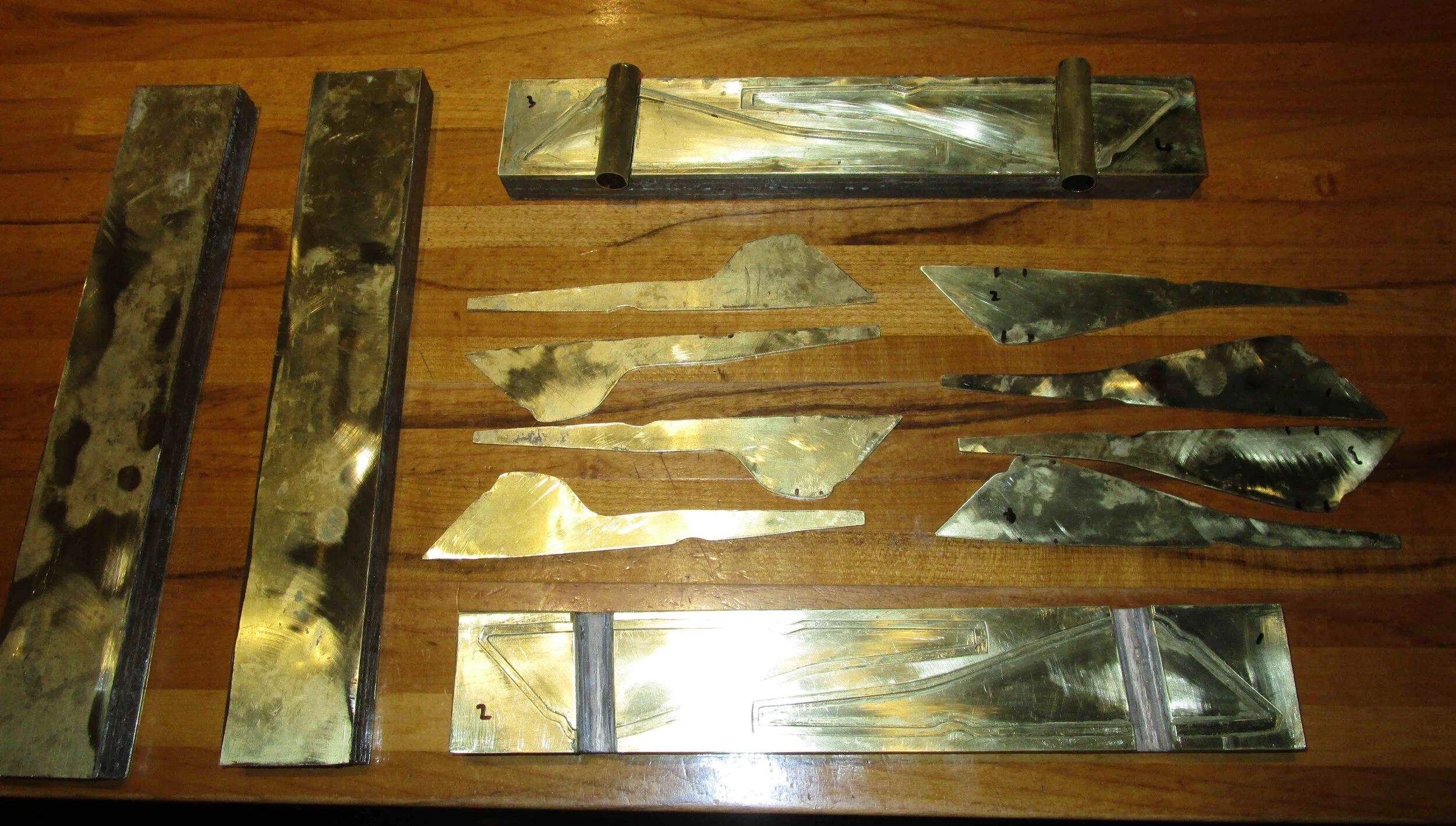 Completed lens mould with inserts to make both original SF24 /28 type and conversion for SF80 type