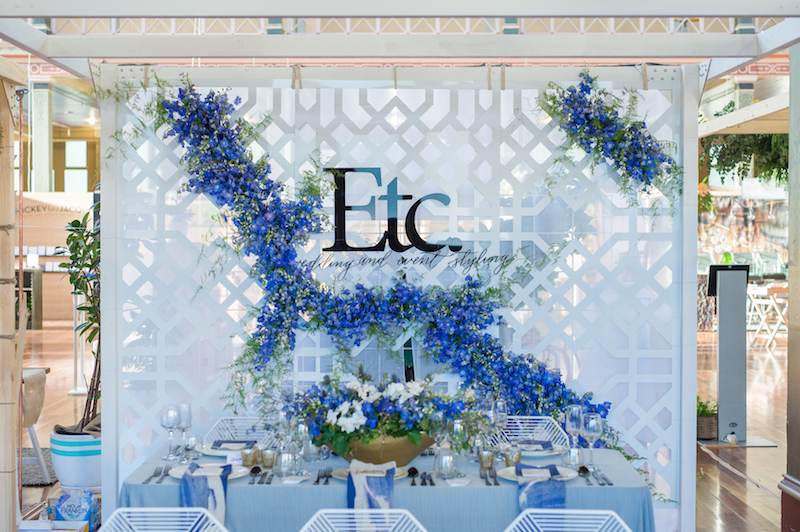 Our design for One Fine Day Melbourne wedding fair 2016. Image: Nicholas Joel Photography via One Fine Day