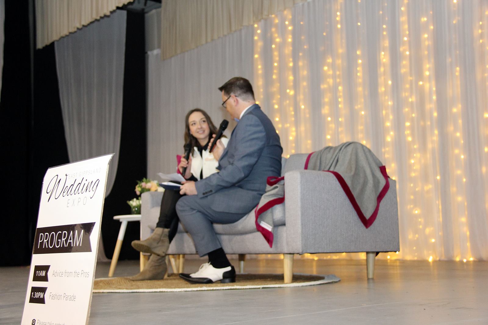 Advice from the Pros talk on stage at the 2015 EG Wedding Expo . Image: Hayley Smith