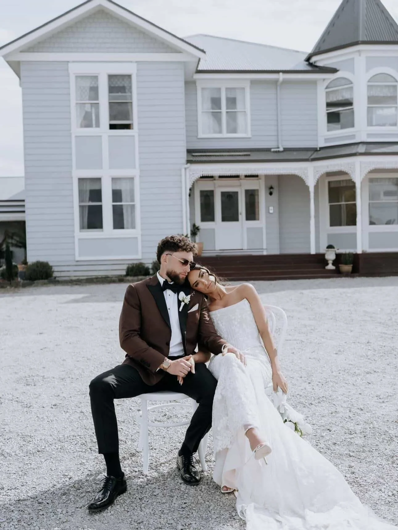 Helena &amp; Ryland.
A day shaped by family, food and a great sense of heart and home with their special day taking place at their grandparent&rsquo;s beautiful property 🤍

@chamorecreations