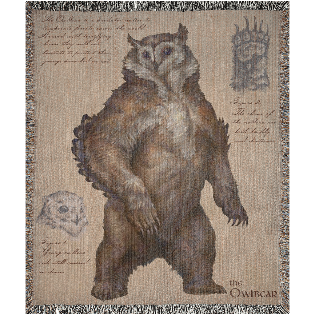Owlbear Woven Blanket