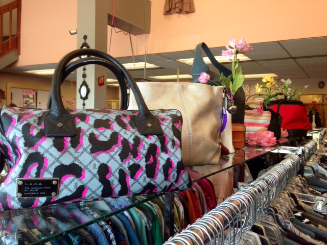 Swoon worthy bags at The Clothesline Consignment.