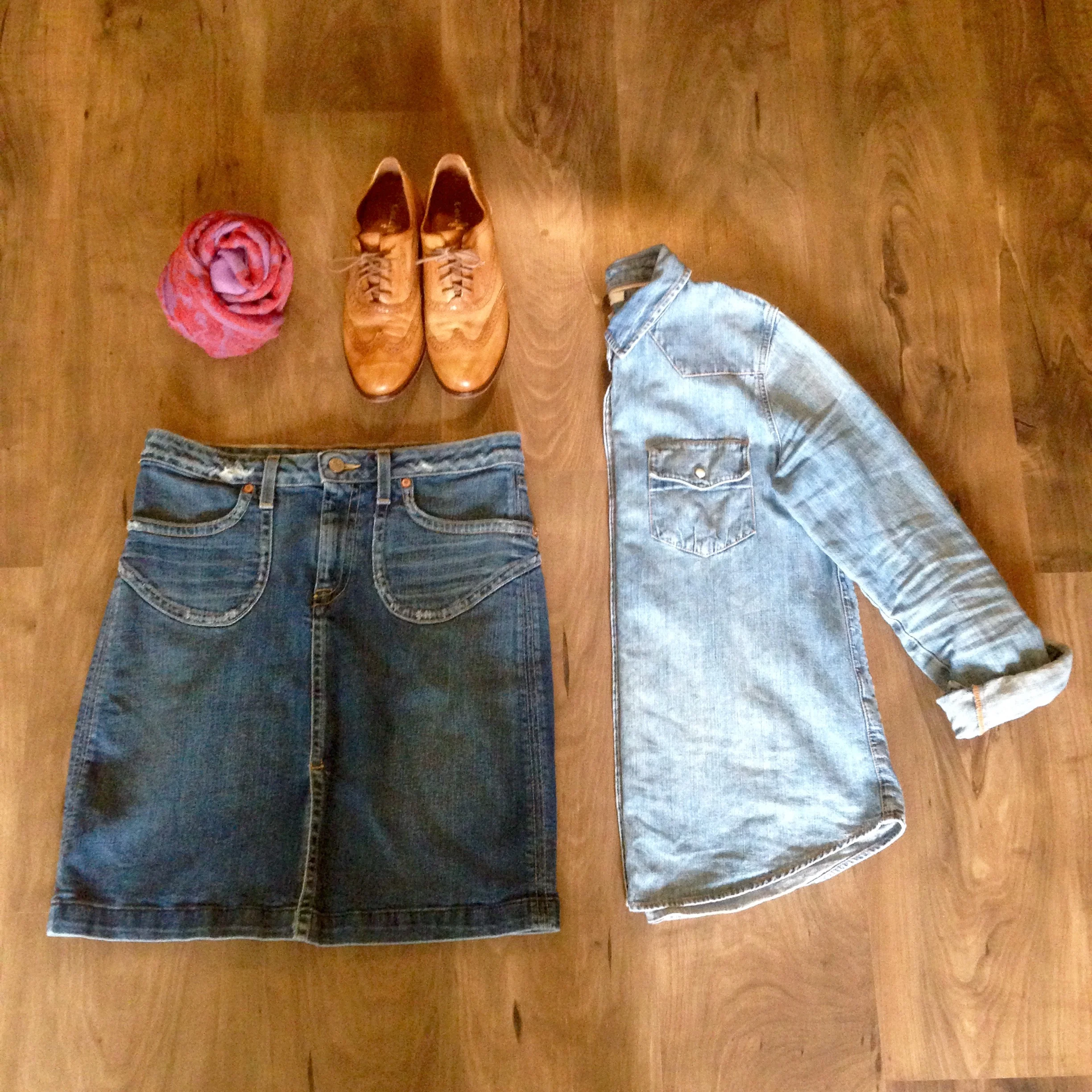 One Item Three Costumes: Chambray Shirt #AKHALLOWEEN