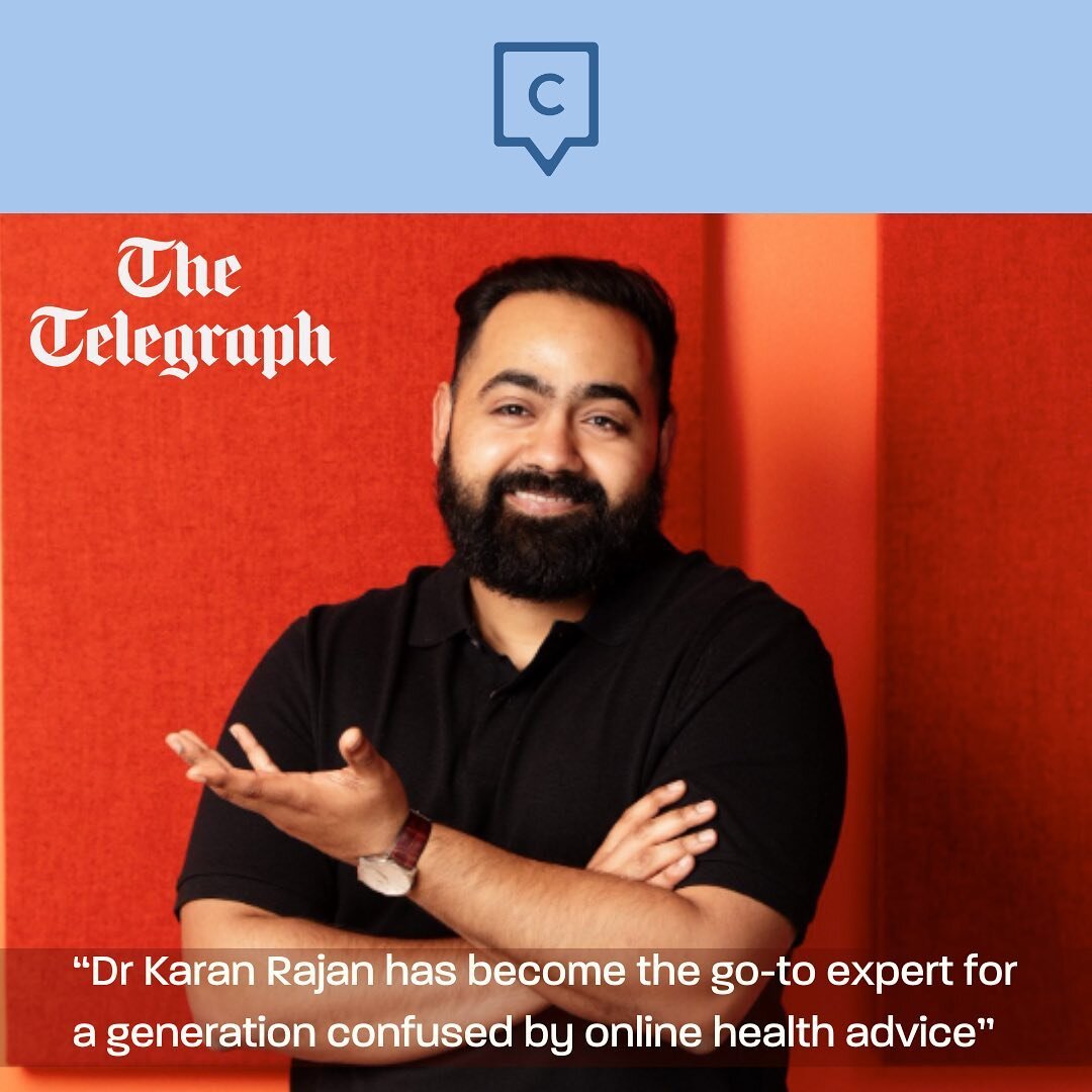 An NHS surgeon and TikTok sensation with over 5.2 million followers, @drkaranrajan hosts @sonypodcasts&rsquo; The Referral. He recently sat down with @telegraph after a recording to discuss the problem of medical myths and how he&rsquo;s using his po