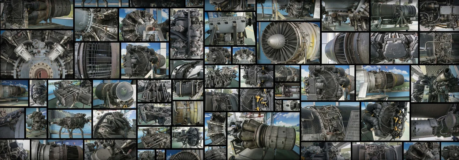 AIRCRAFT ENGINE - PHOTOBASH - High Quality Reference Photos & Masked ...