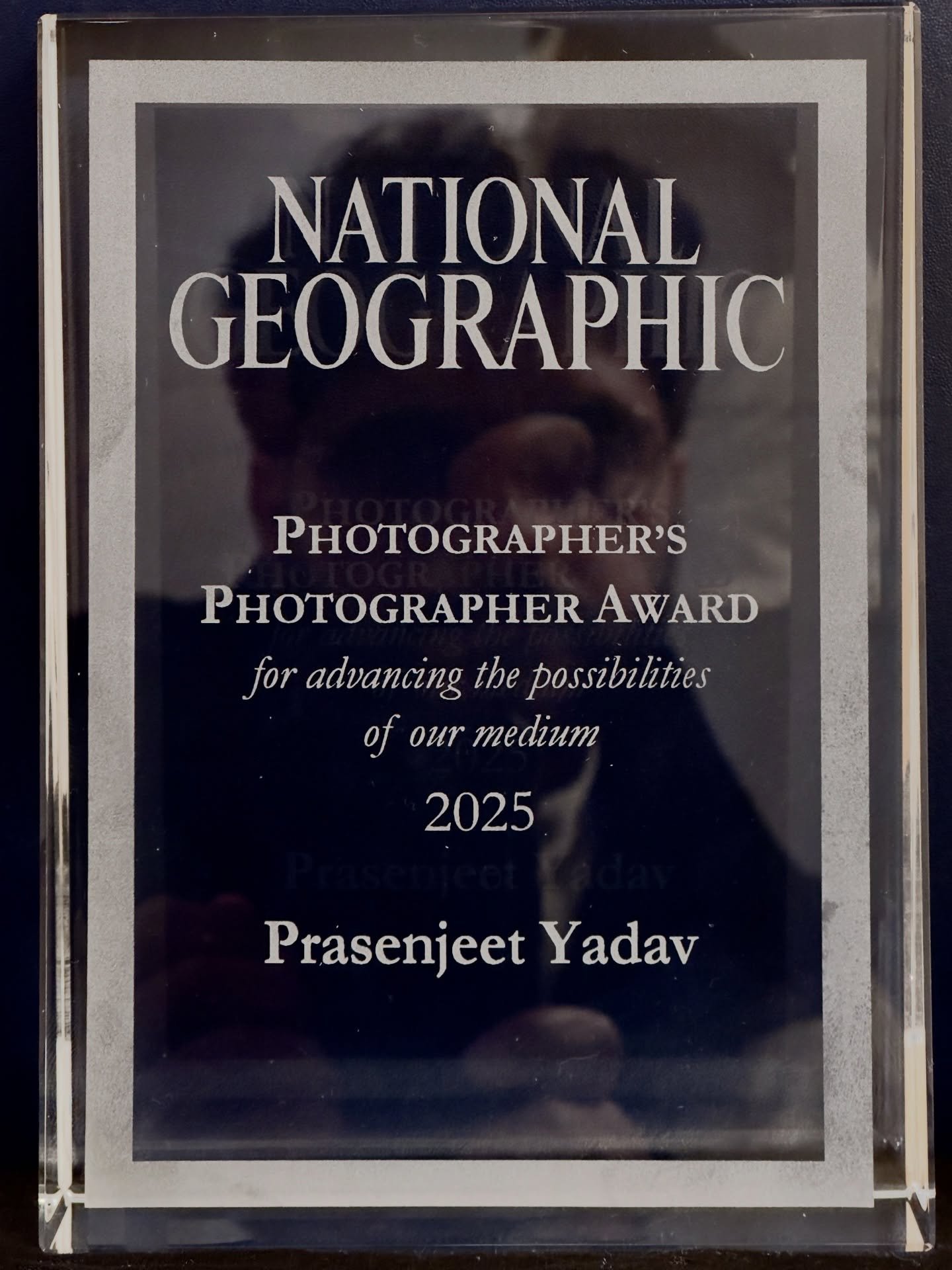 National Geographic &ldquo;Photographer's Photographer&rdquo; award (2025)
Every year, National Geographic photographers vote internally for one photographer and one body of work as the best of that year. I&rsquo;m truly honoured to receive that awar