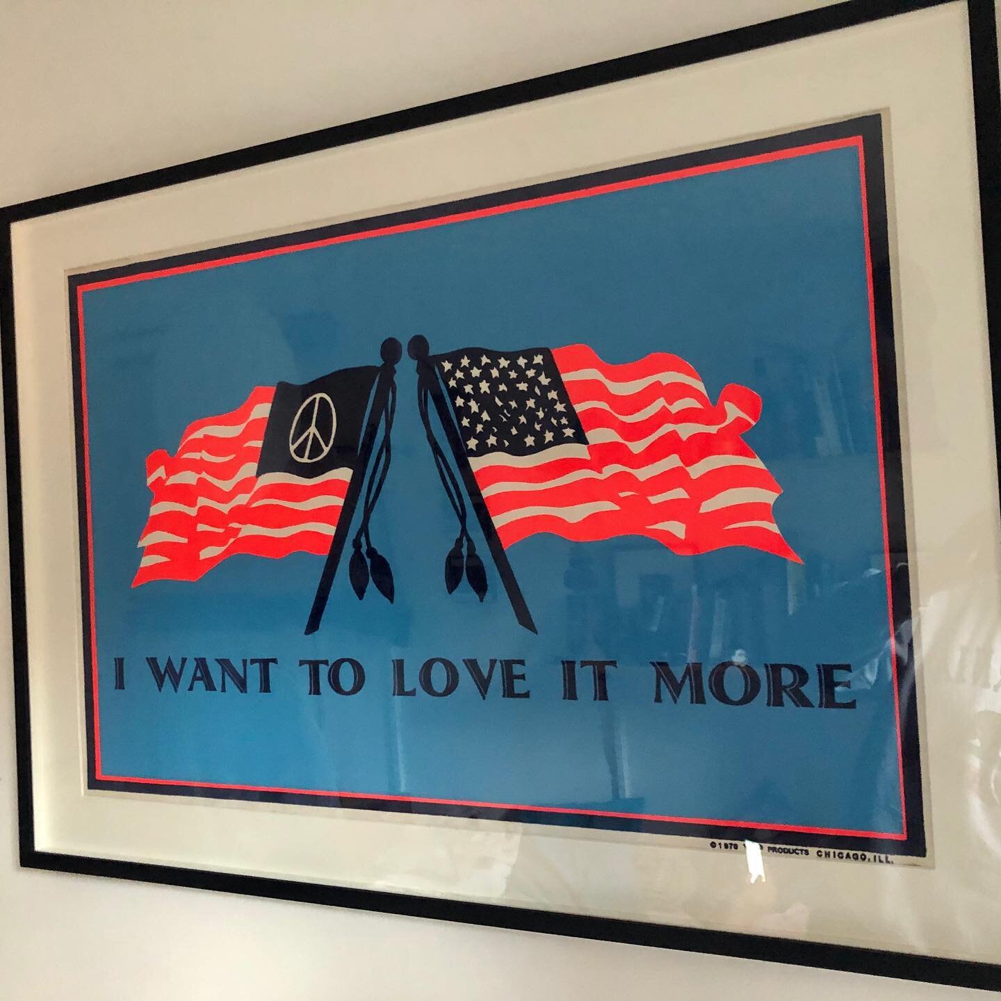 Hanging on the wall of my office, poster from 70s. A constant reminder. Sadly it has never been more true than in this moment. Every American deserves, should demand better. Happy 4th to all.