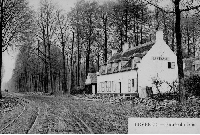 Jacht- en boswachtershuis, later restaurant La Chasse. Prentkaart