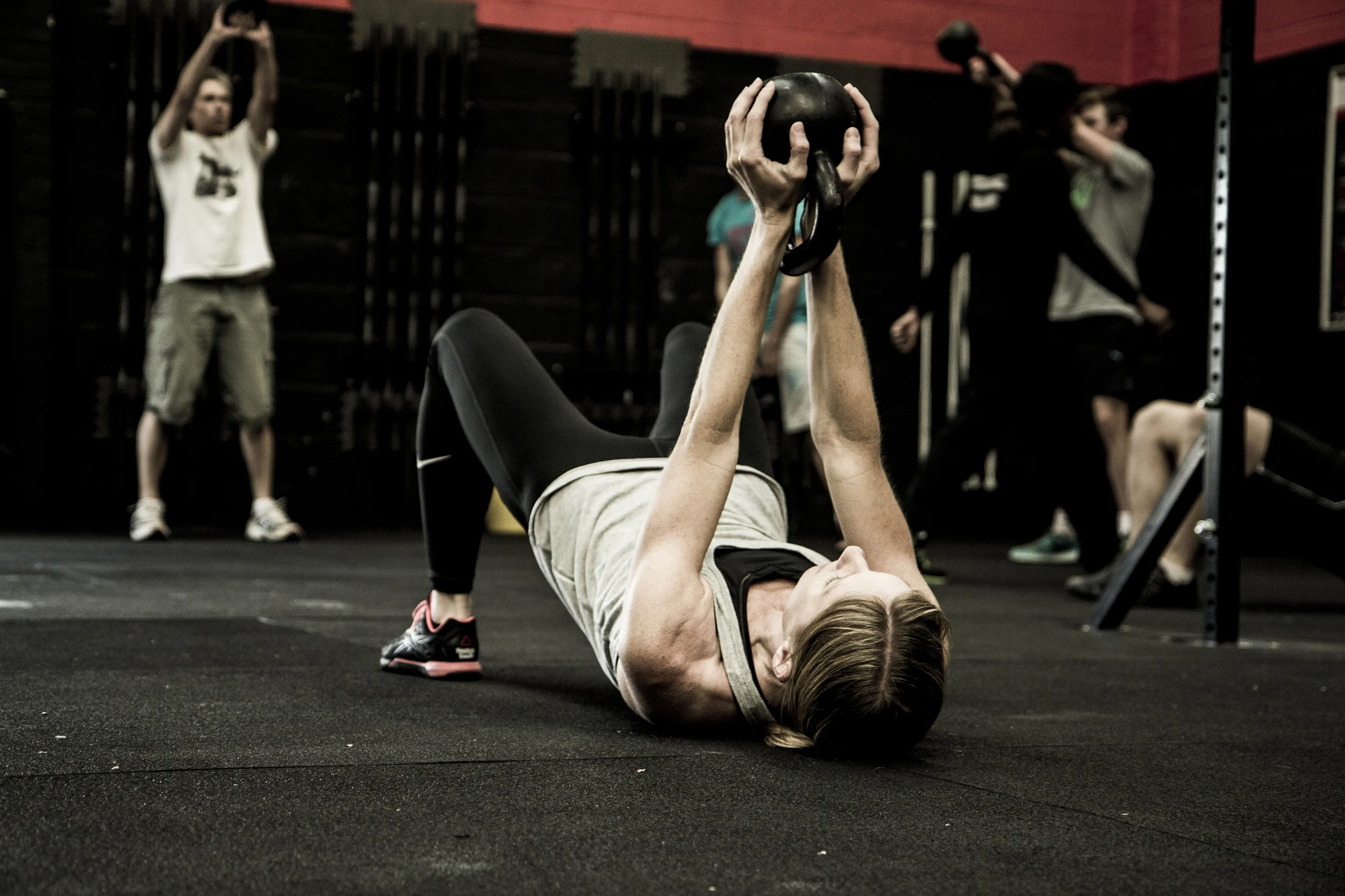 CrossFit class Bedford with Kettlebell