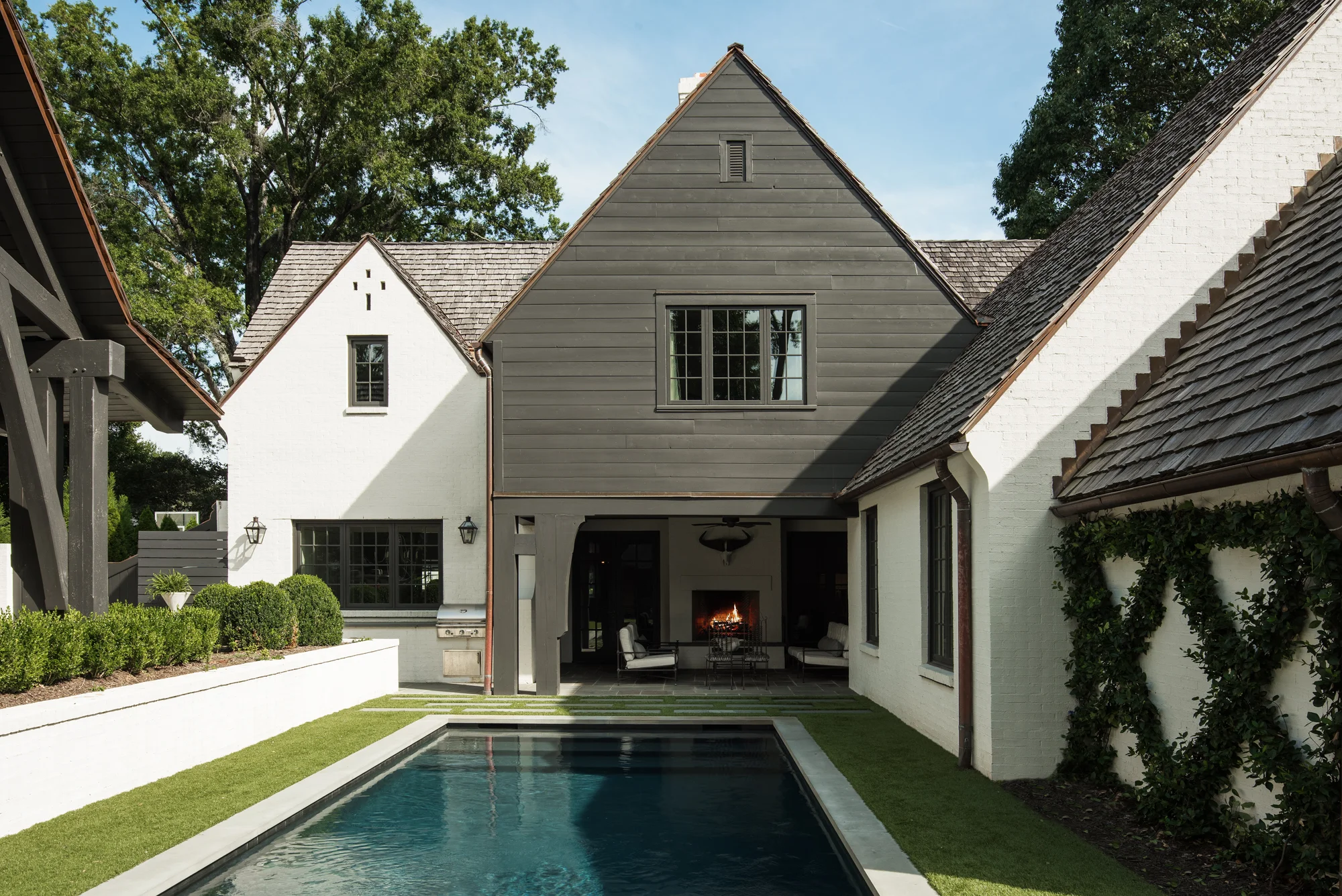 Architecural Photography of back yard