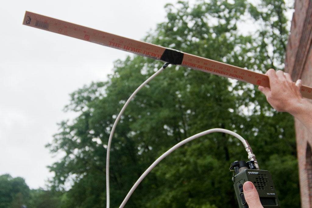 “I can truly make a functional antenna out of improvised materials.”