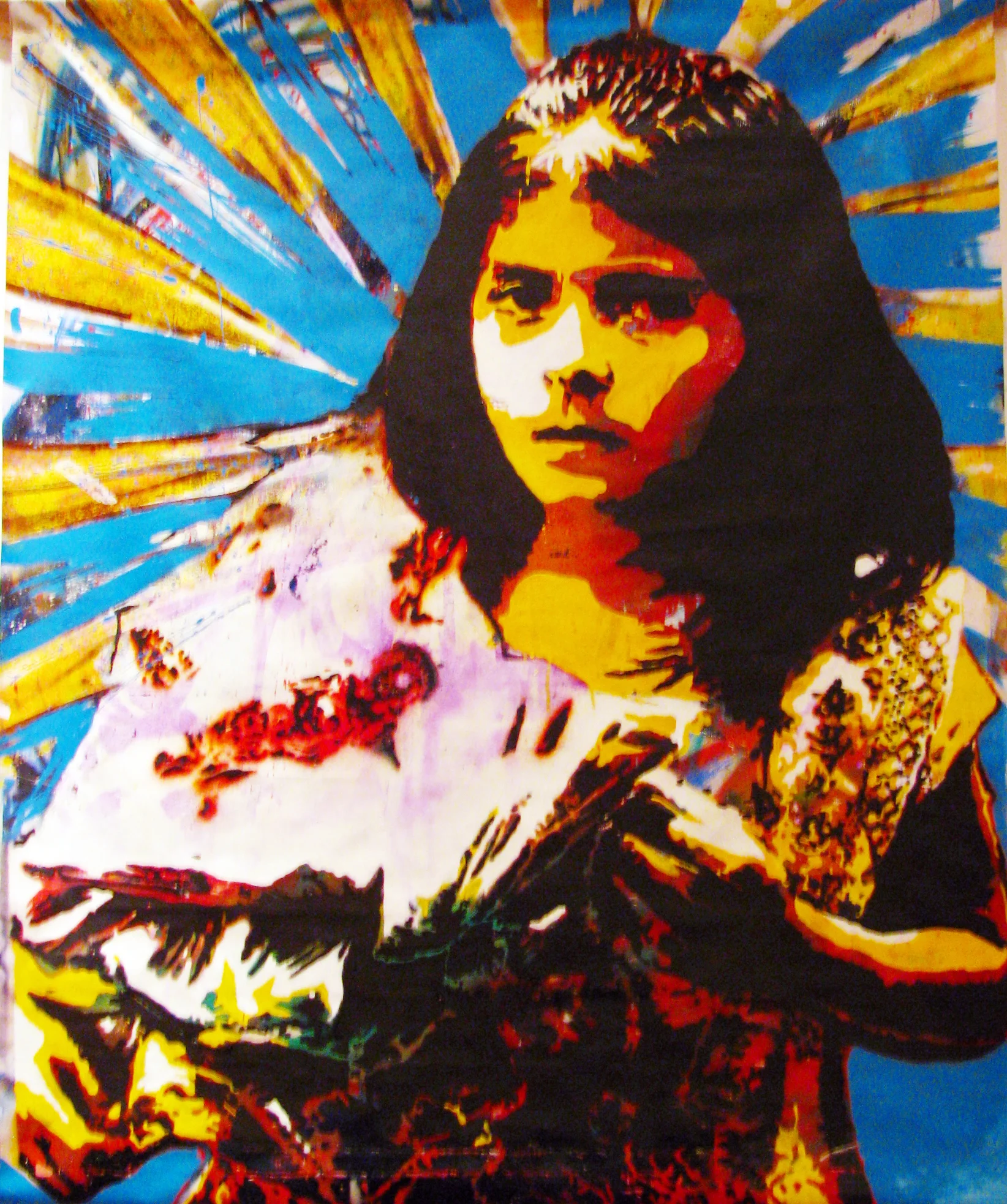 Niña con chiles
