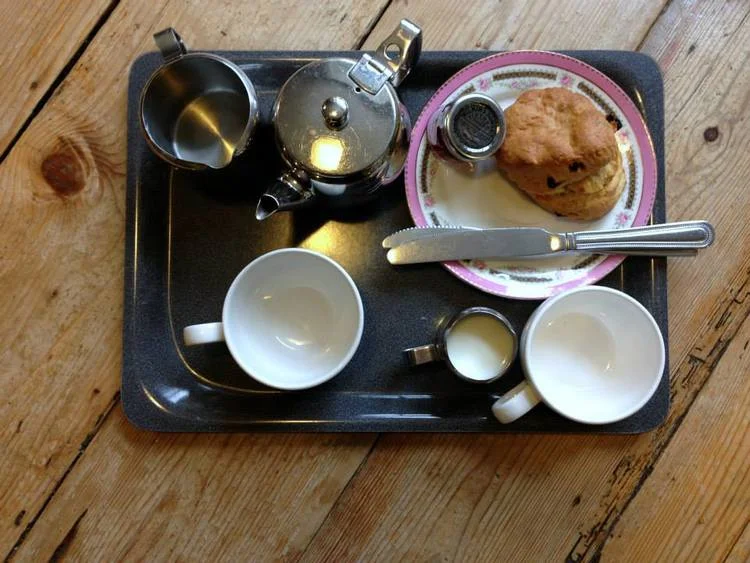 English tea time + Cornish food