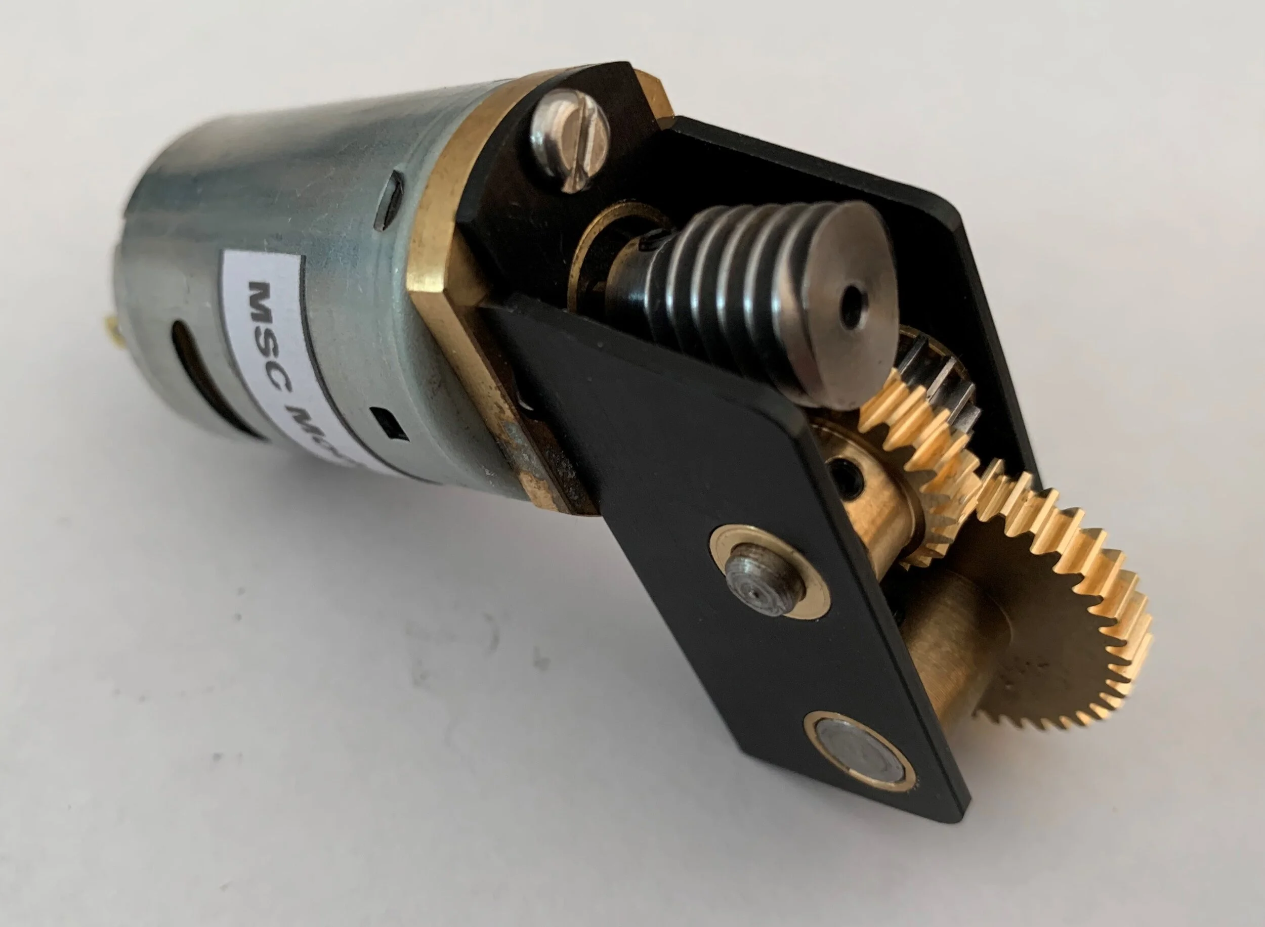 JH DR 33:1 G1 - JH Motor with 33:1 Double Reduction Gearbox 1/4