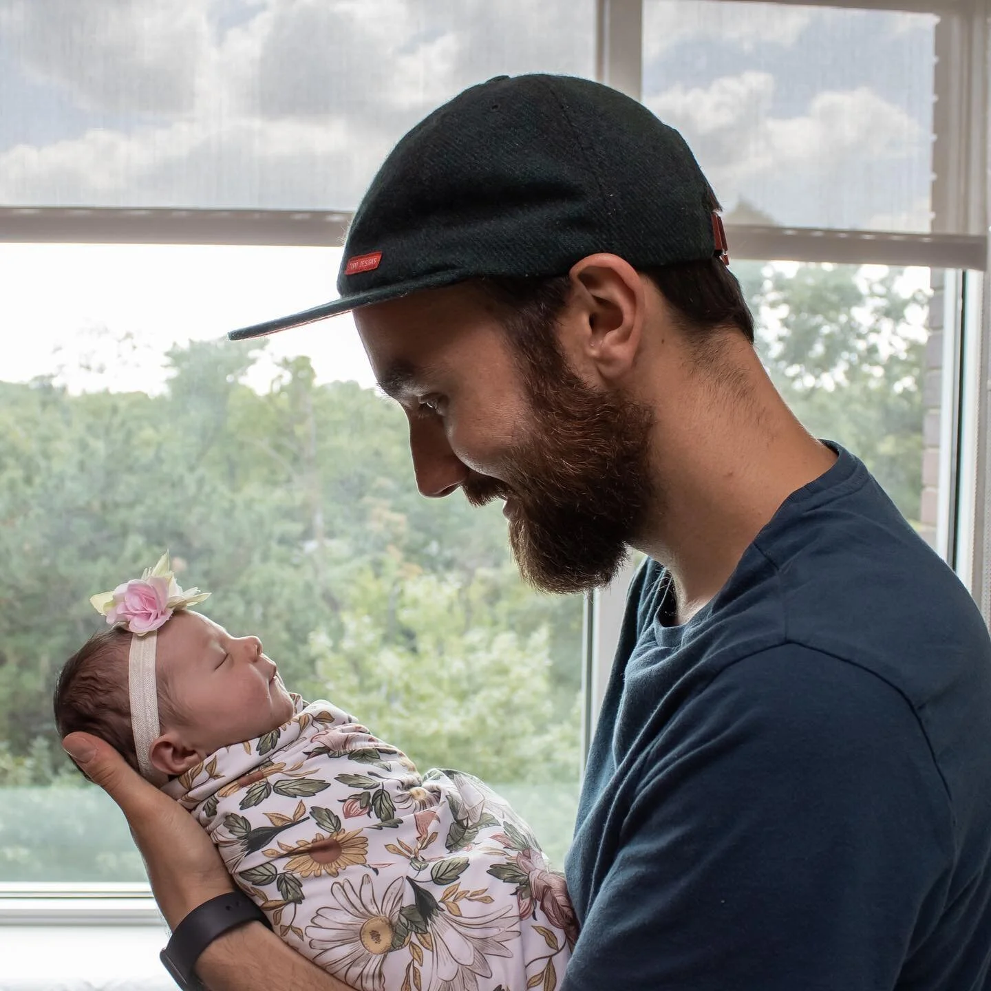 One week ago we welcomed Eden Naomi Nelson to the world! 👶🏻 #girldad #sendcoffee #EdenNaomi