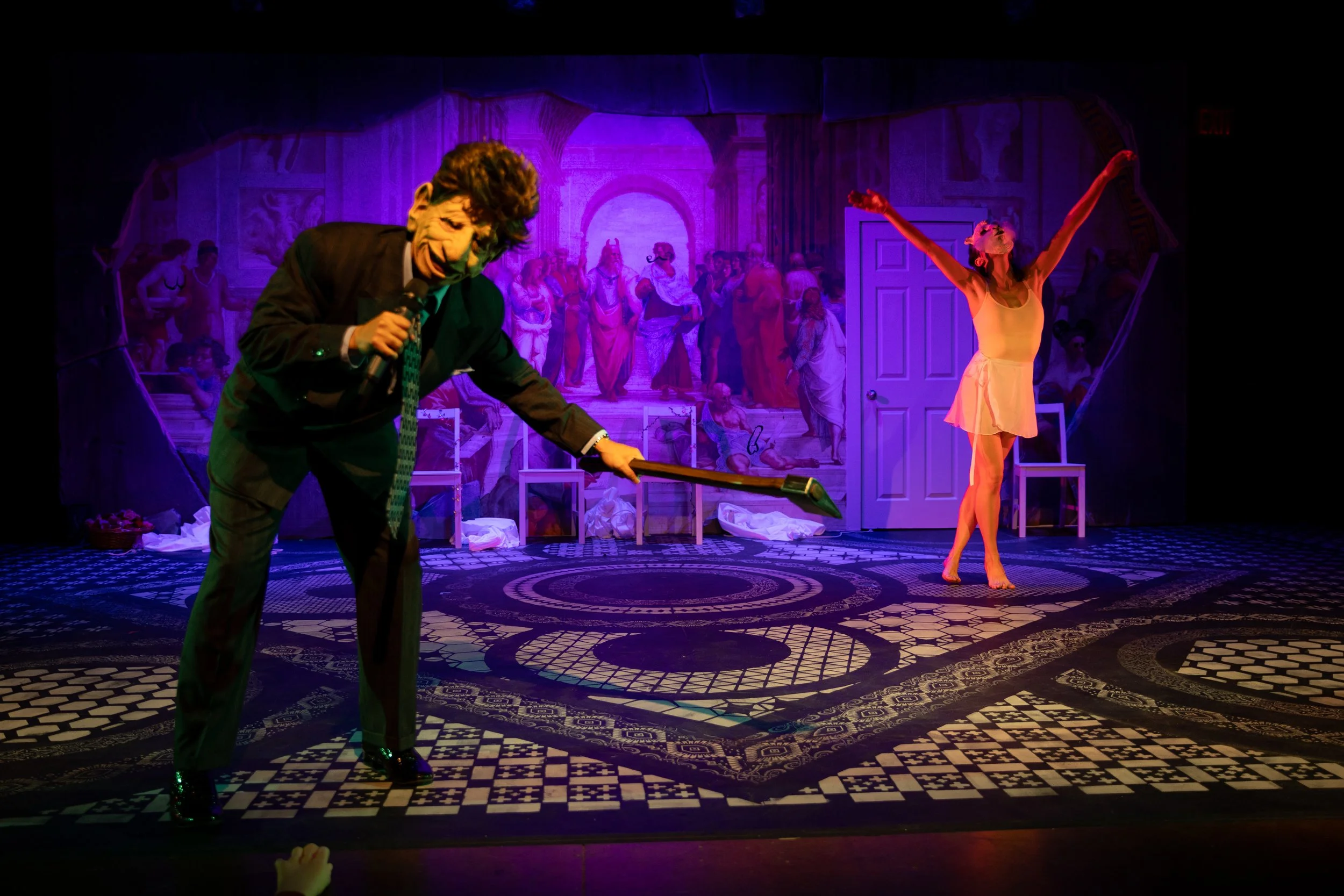   Aristotle Thinks Again La MaMa Experimental Theatre Club, January 2024   Performed, co-created, and co-choreographed by maura nguyen donohue, John&nbsp;Maria Gutierrez, Valois Mickens, Kim Savarino and Guest Artist Marcus McGregor Directed/choreogr