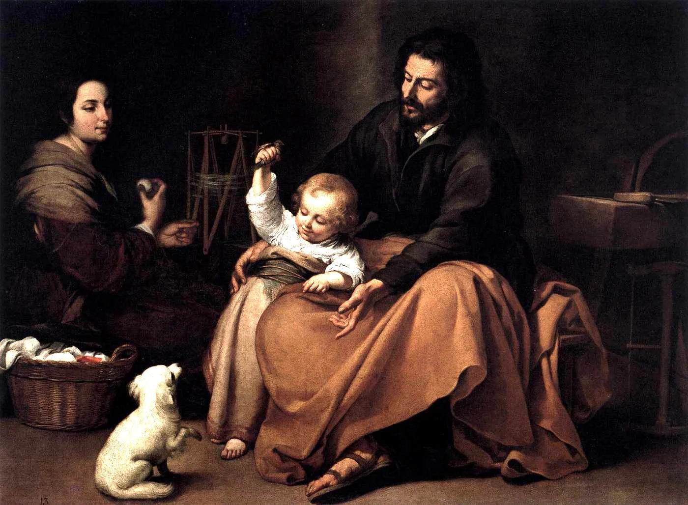 "The Holy Family with the Little Bird" by Bartolome Esteban Murillo