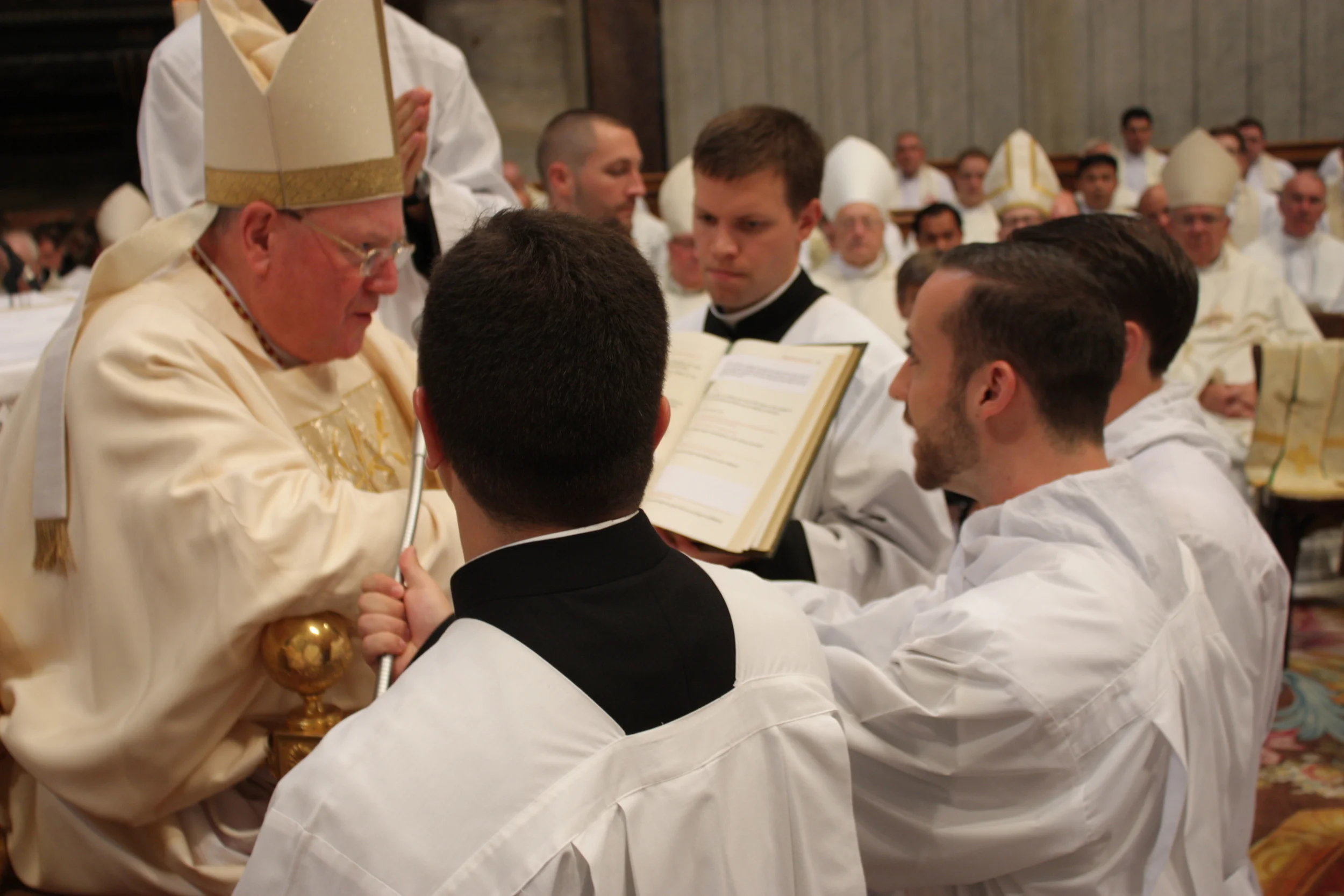 Ordination of Garrett Ahlers to the diaconate in Rome last Fall. (Photo courtesy of the NAC)