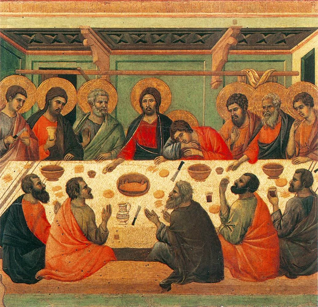 Last Supper by Duccio di Buoninsegna