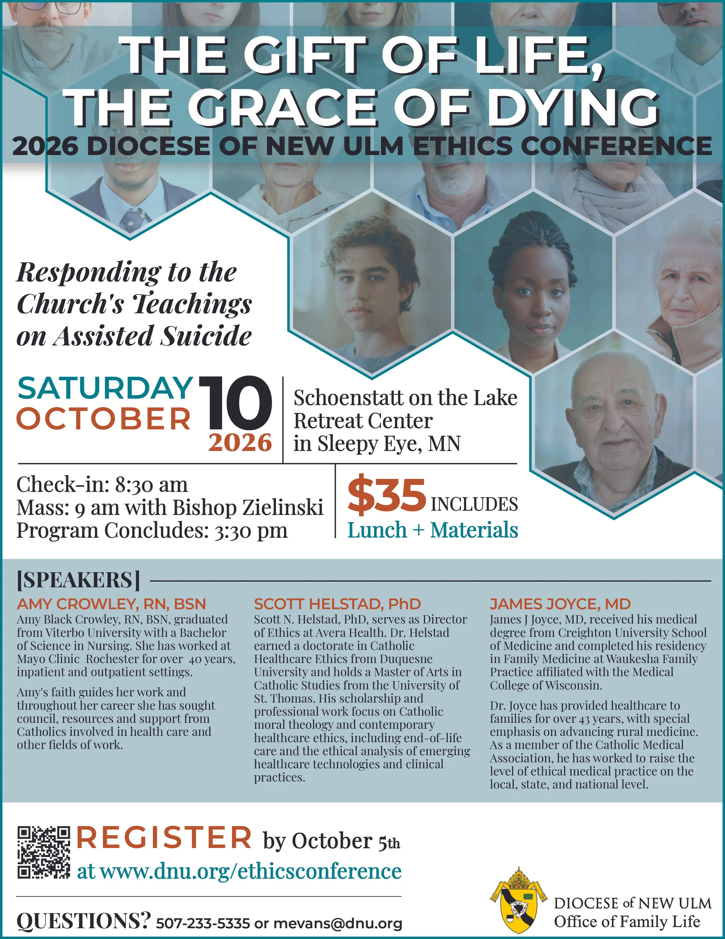 2026 Diocesan Ethics Conference: The Gift of Life, The Grace of Dying