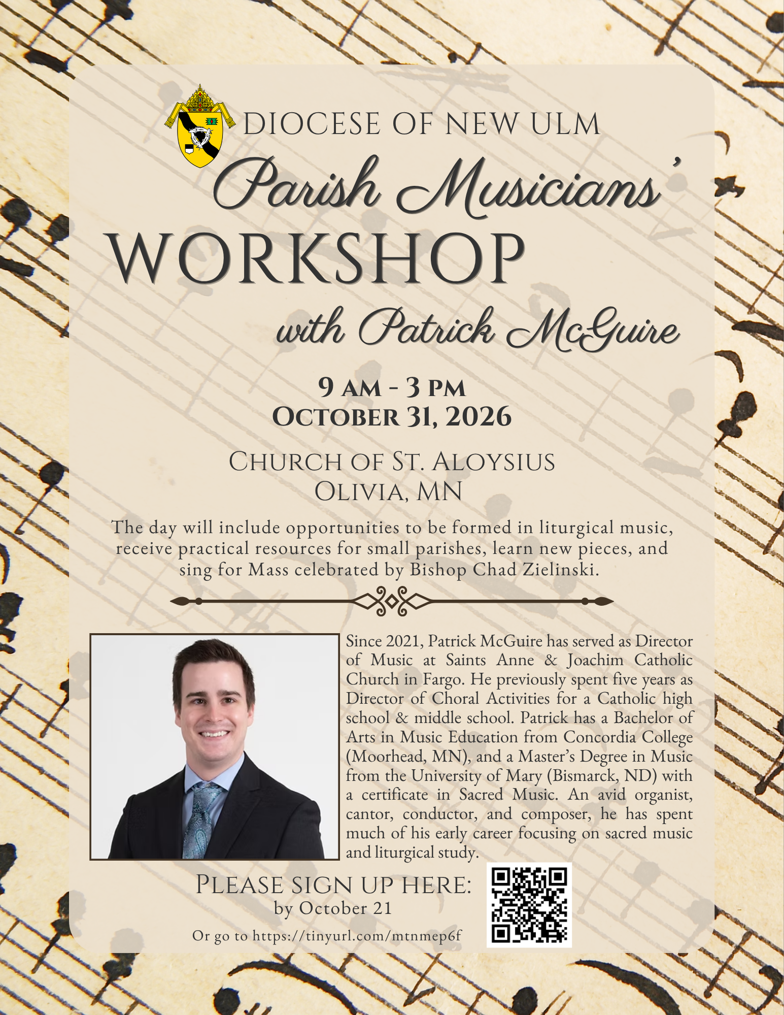 Diocesan Parish Musicians' Workshop with Patrick McGuire