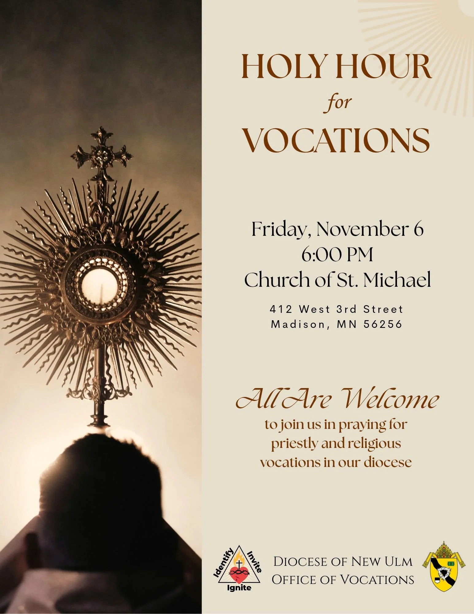 Holy Hour for Vocations - Church of St. Michael, Madison