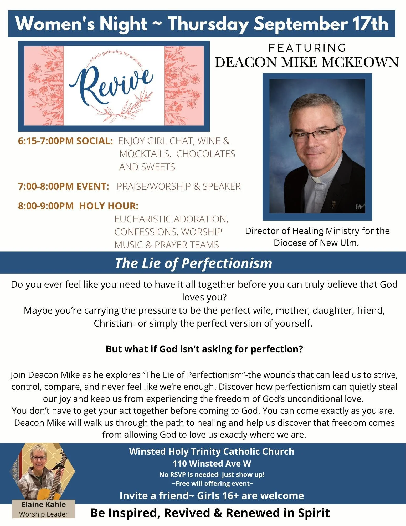 Revive Women's Night - Featuring Deacon Mike McKeown