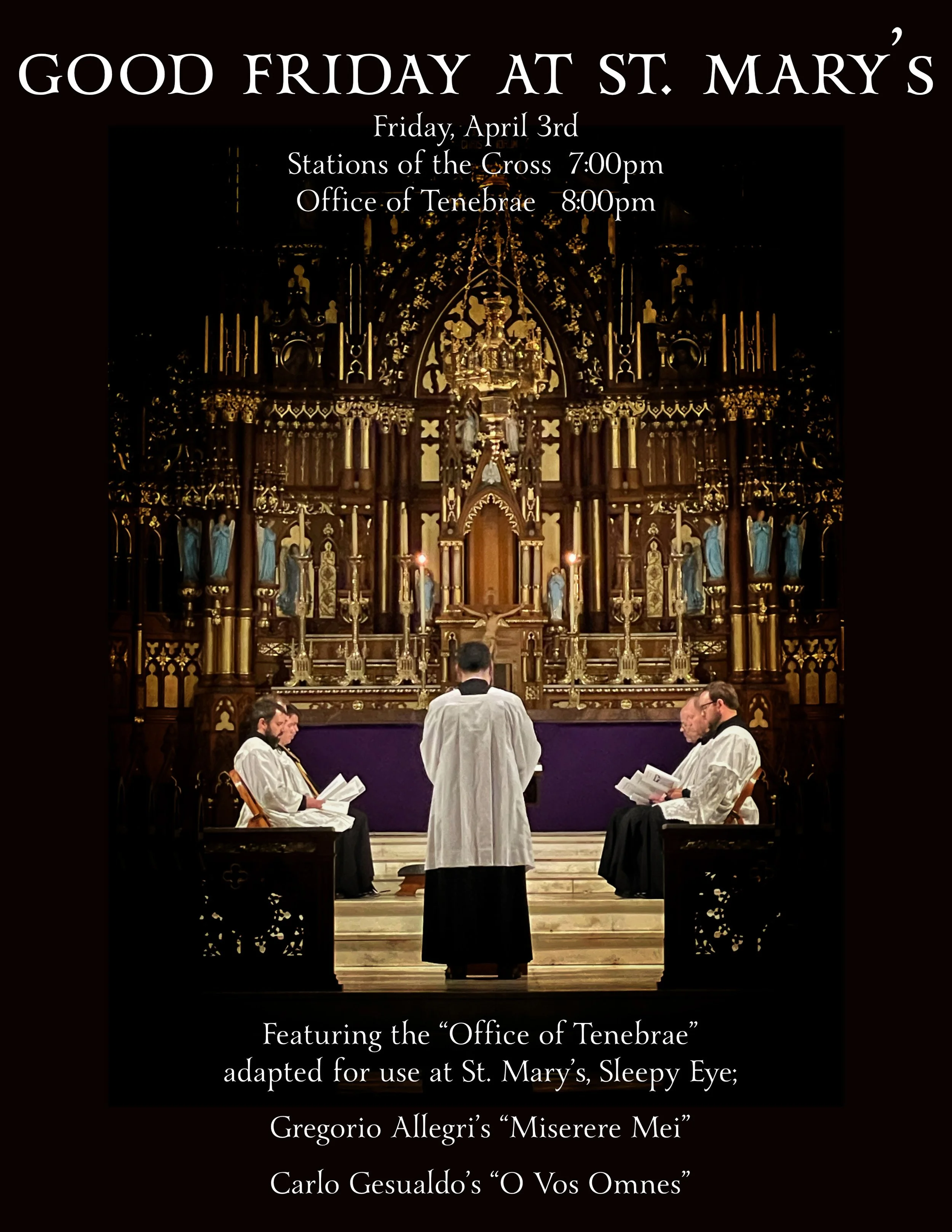 Stations of the Cross &amp; Office of Tenebrae - St. Mary, Sleepy Eye