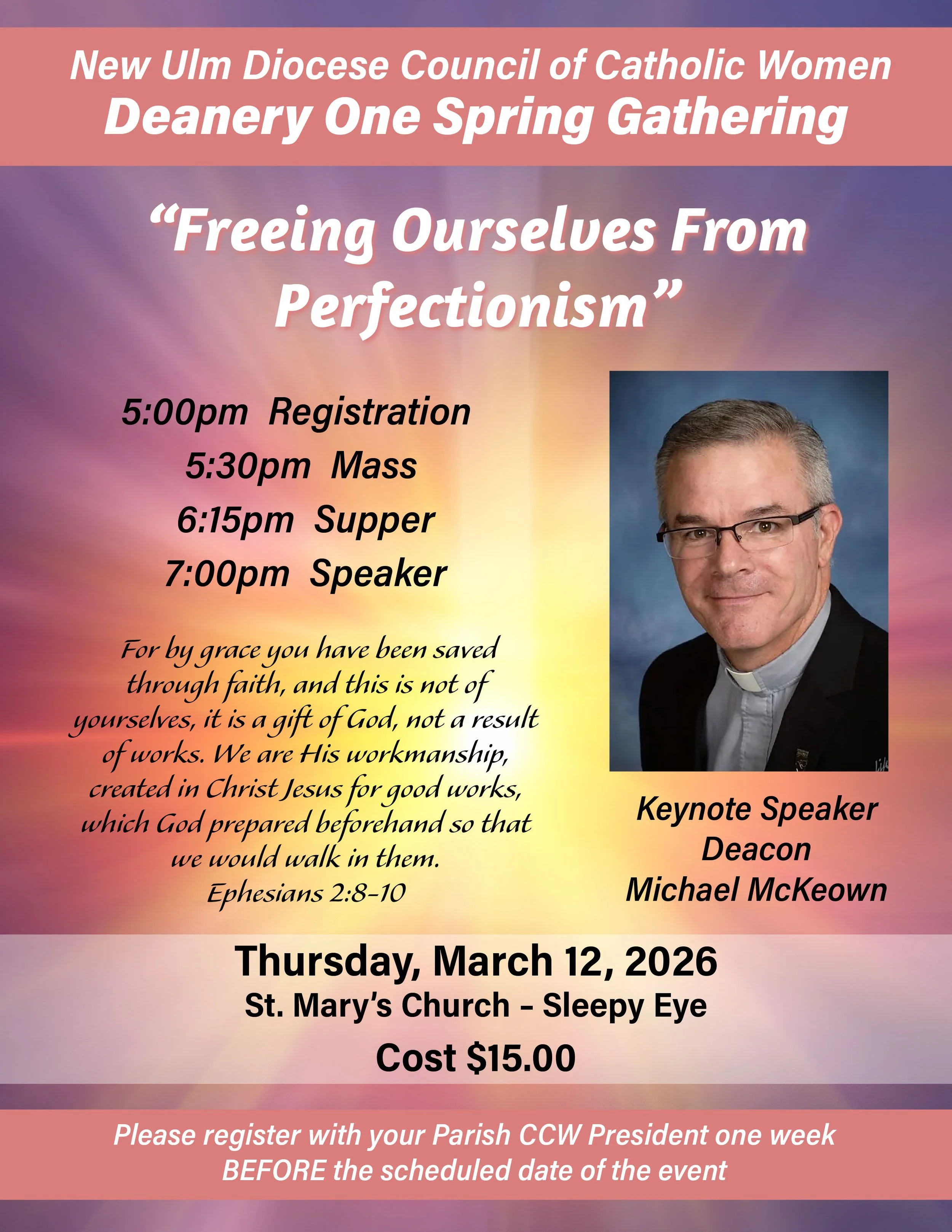 NUDCCW Deanery 1 Spring Gathering - St. Mary, Sleepy Eye