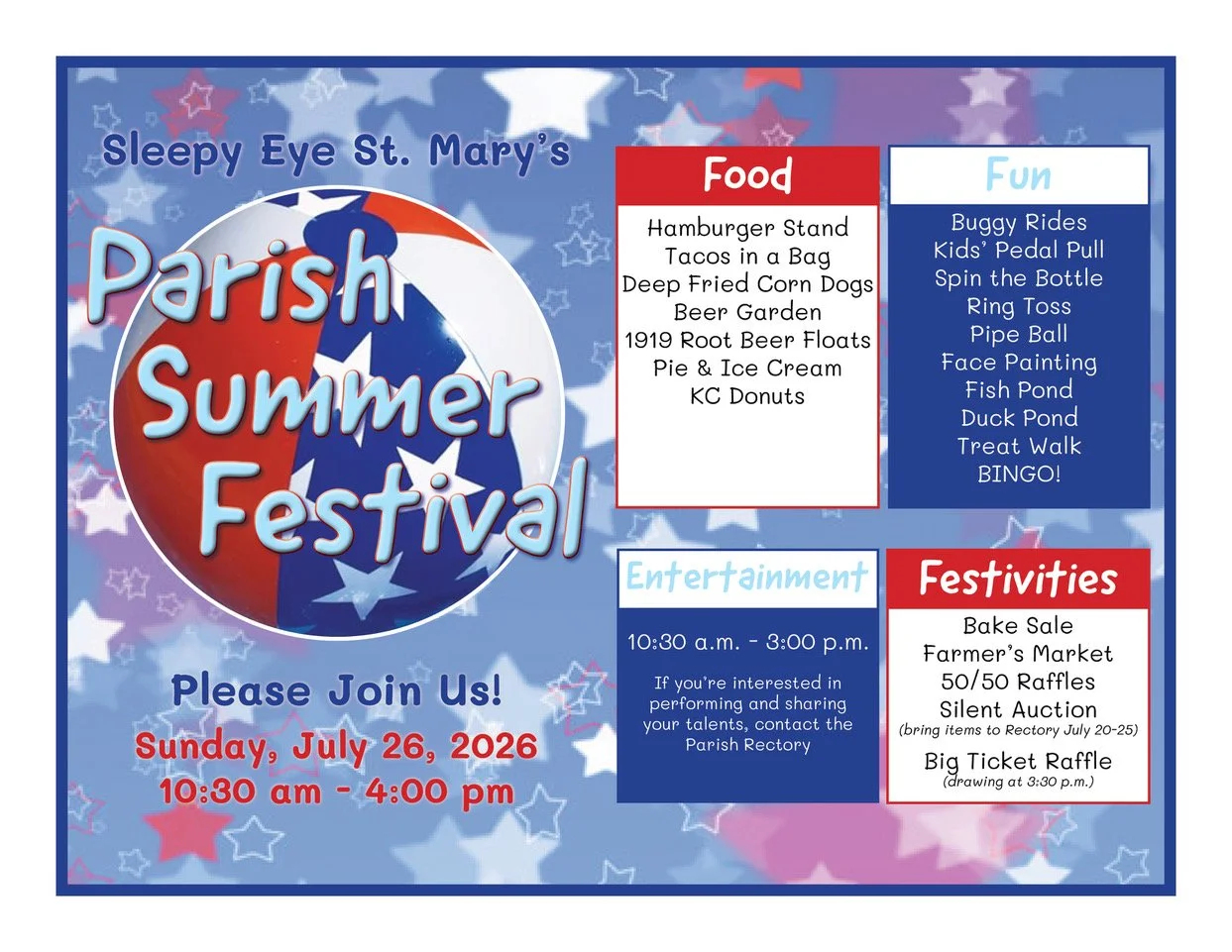 Parish Summer Festival - Sleepy Eye, St. Mary