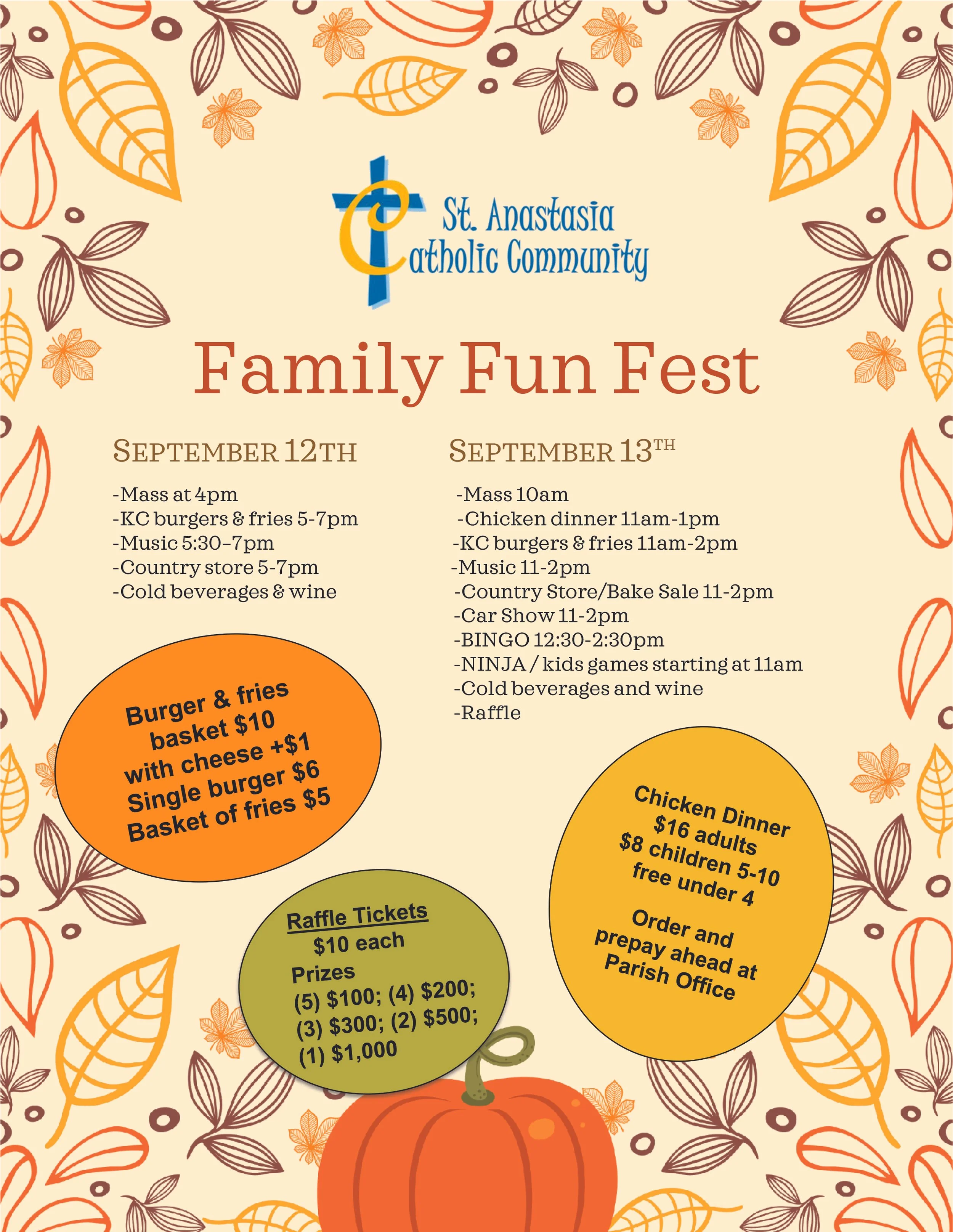 Family Fun Fest - St. Anastasia, Hutchinson