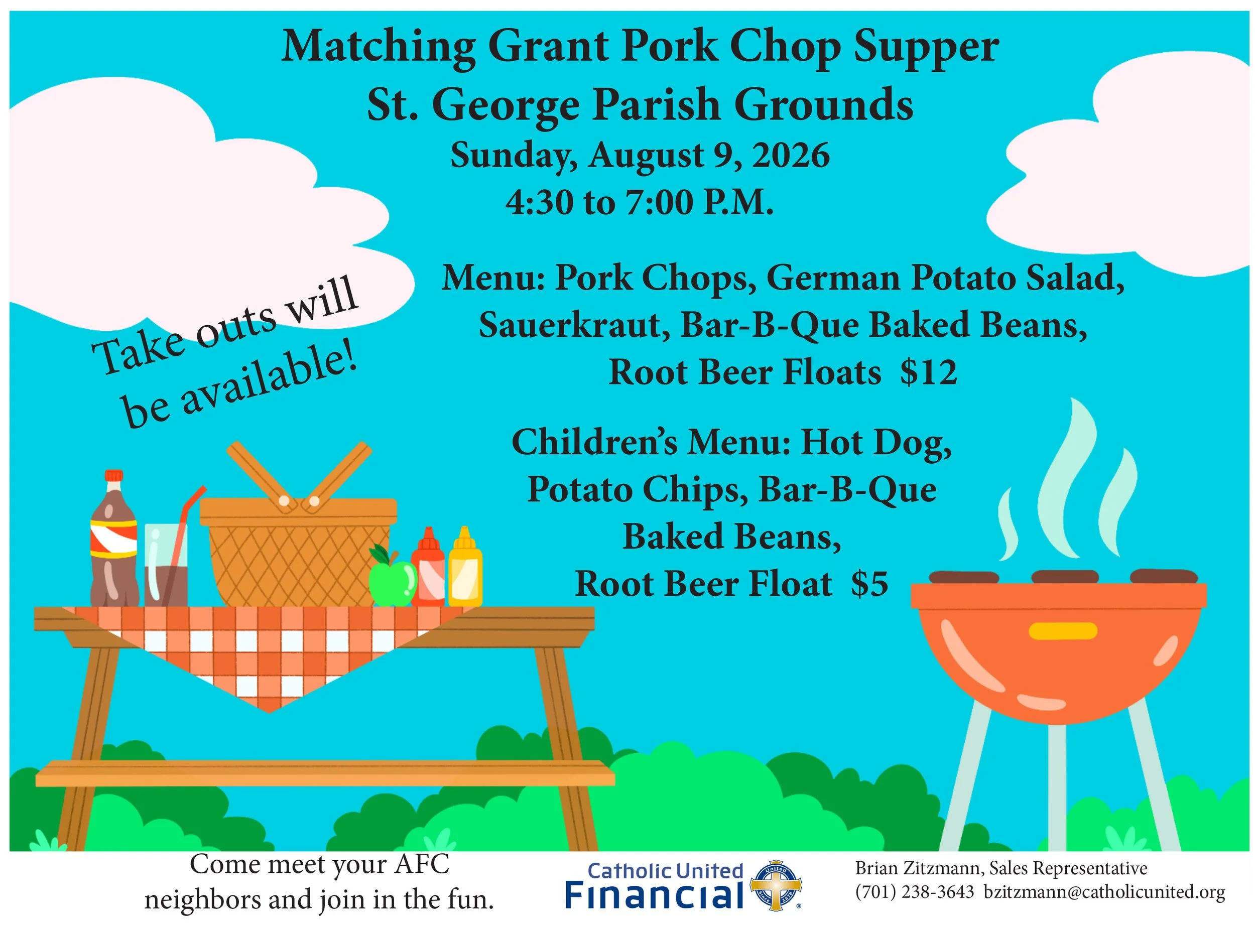 Pork Chop Supper - St. George, West Newton Township