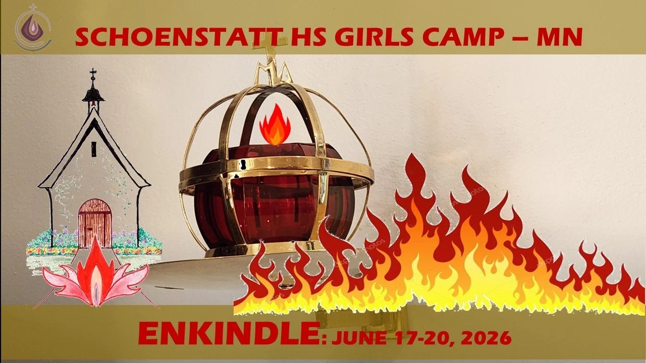 Enkindle High School Girls Camp - Schoenstatt on the Lake Retreat Center, Sleepy Eye, MN