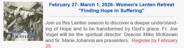 Women's Lenten Retreat - Abbey of the Hills, Marvin SD