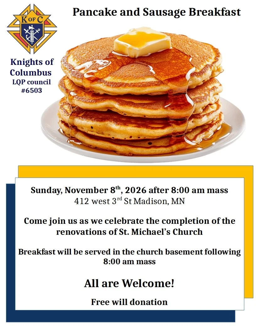 Pancake and Sausage Breakfast - Church of St. Michael, Madison
