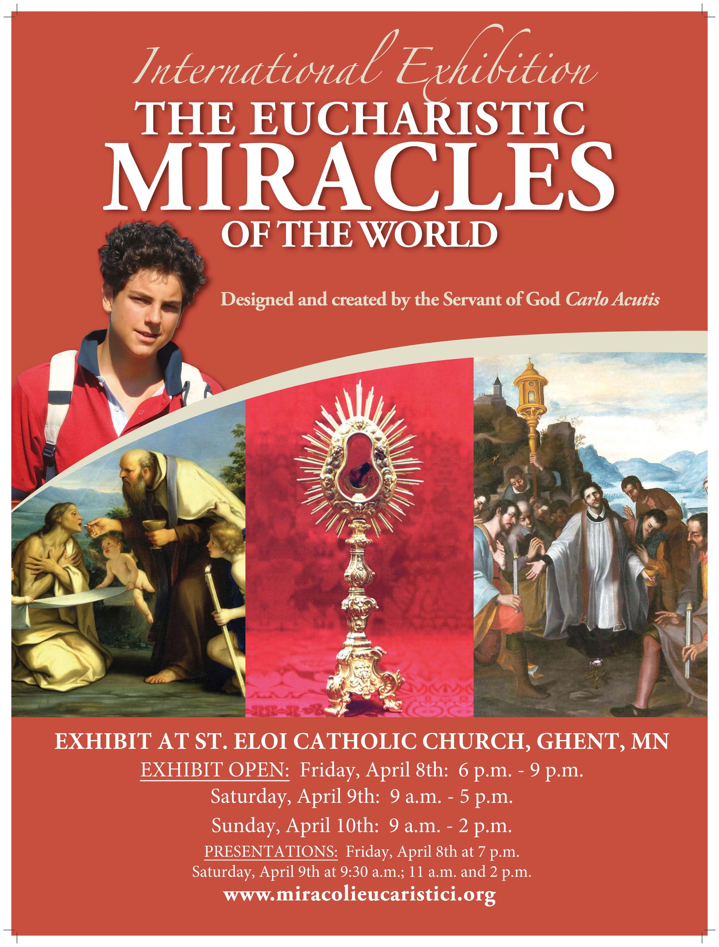 International Exhibiton The Eucharistic Miracles of the World - St. Eloi,  Ghent — Diocese of New Ulm