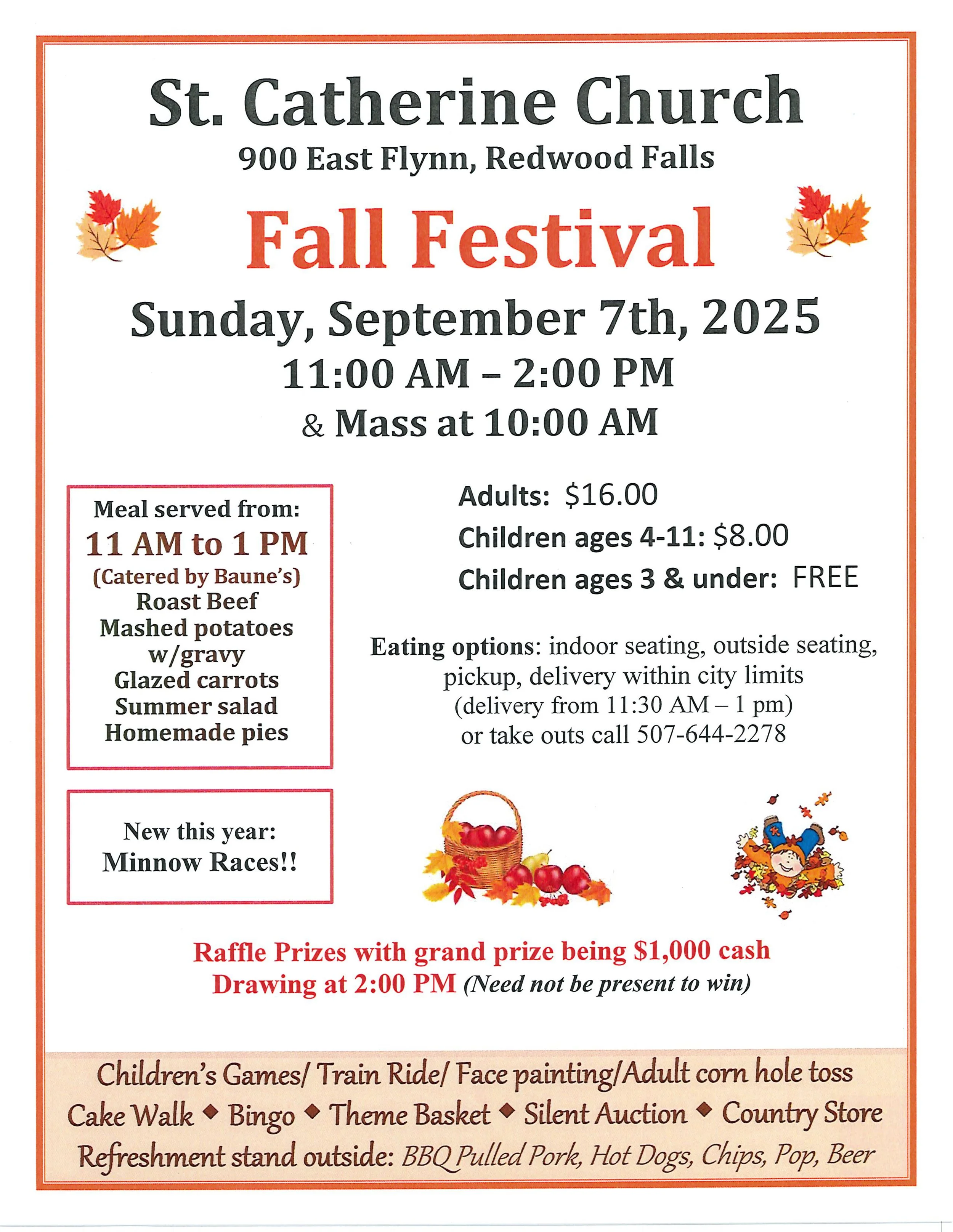 Fall Festival - Church of St. Catherine, Redwood Falls