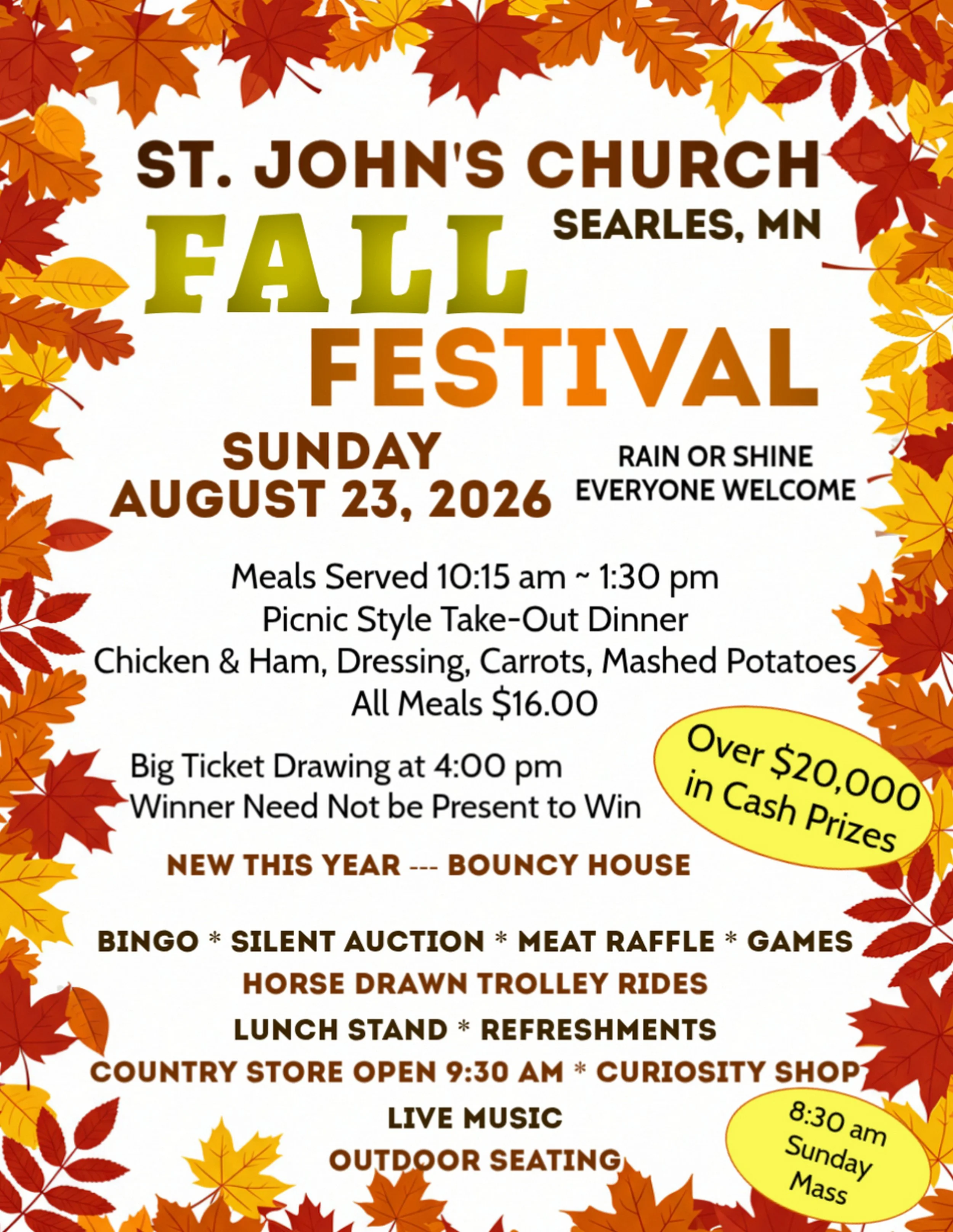 Fall Festival - Church of St. John, Searles