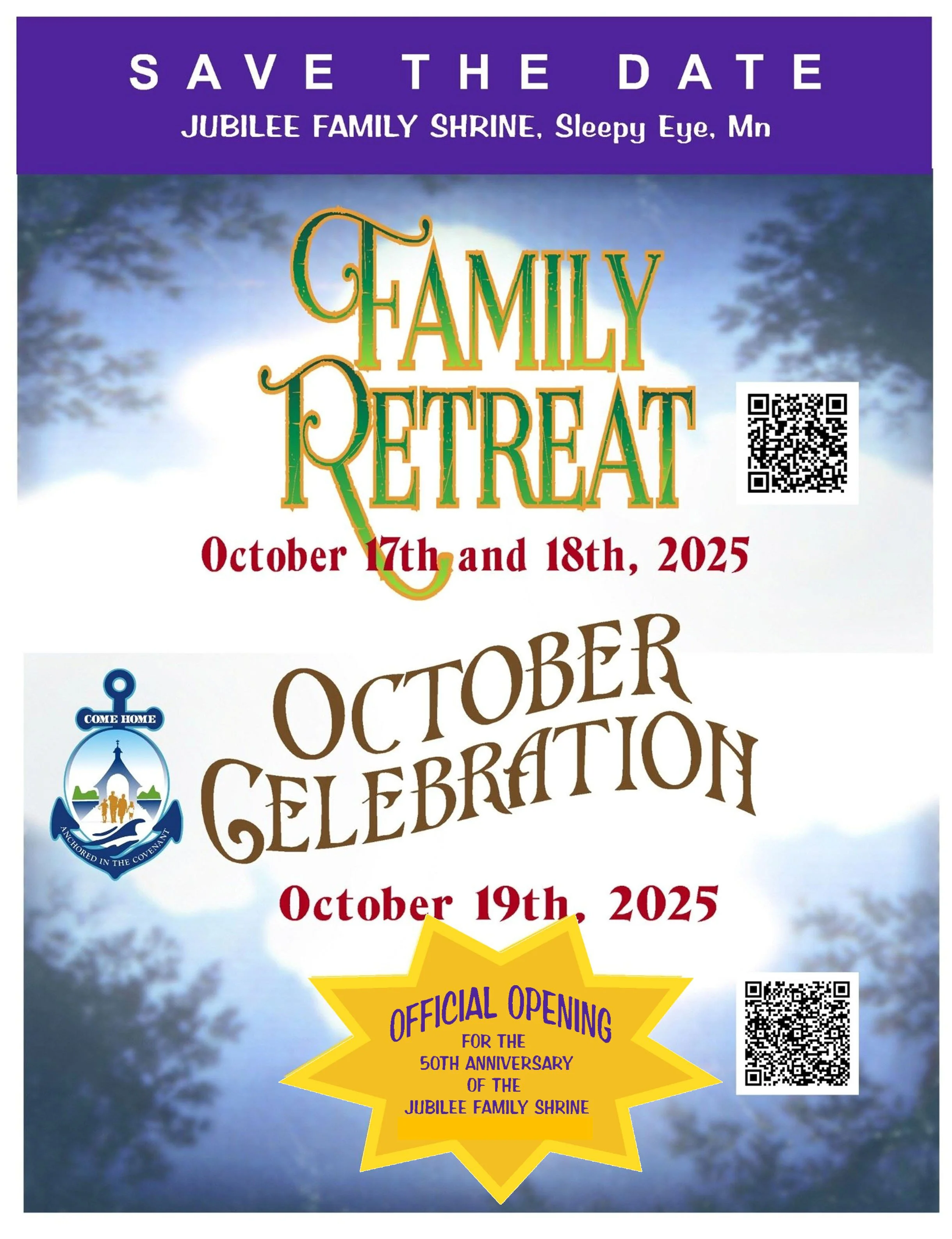 Family Retreat - Jubilee Family Shrine - Schoenstatt on the Lake, Sleepy Eye