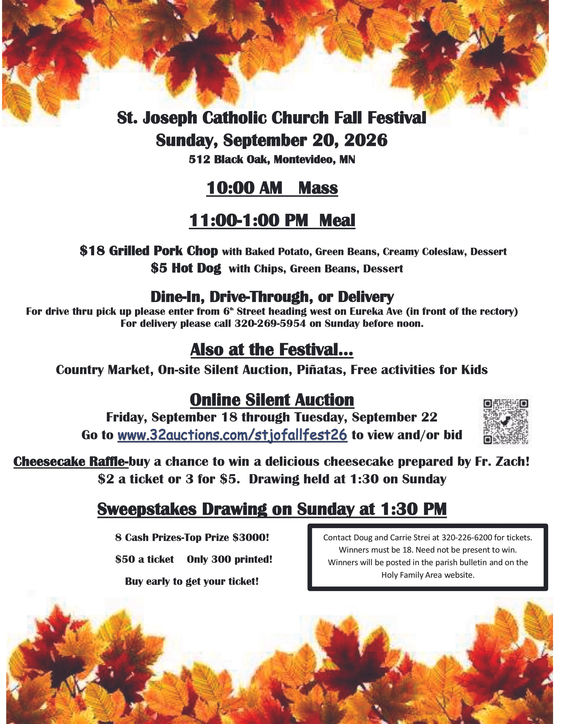 Fall Festival - Church of St. Joseph, Montevideo