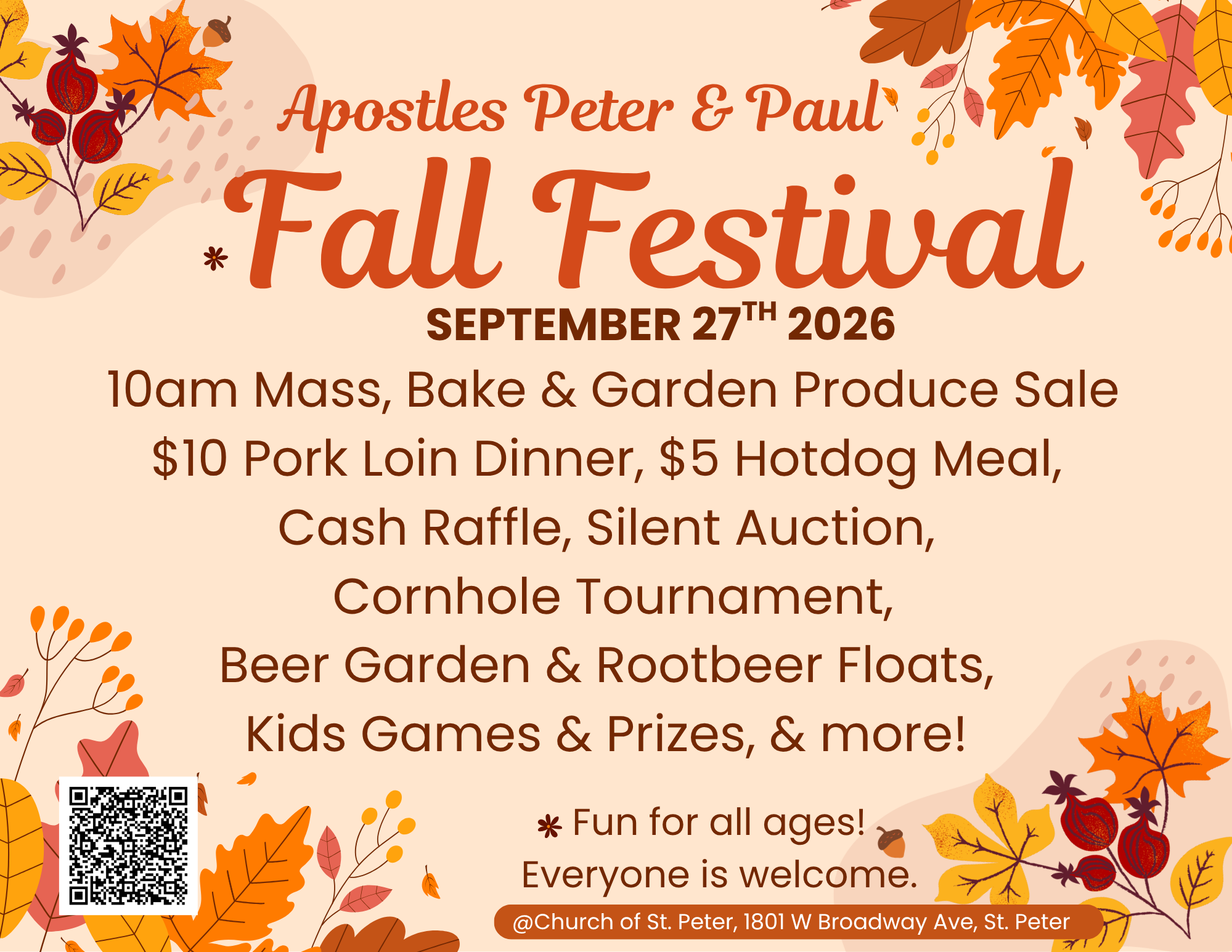 Fall Festival - Apostles Peter &amp; Paul