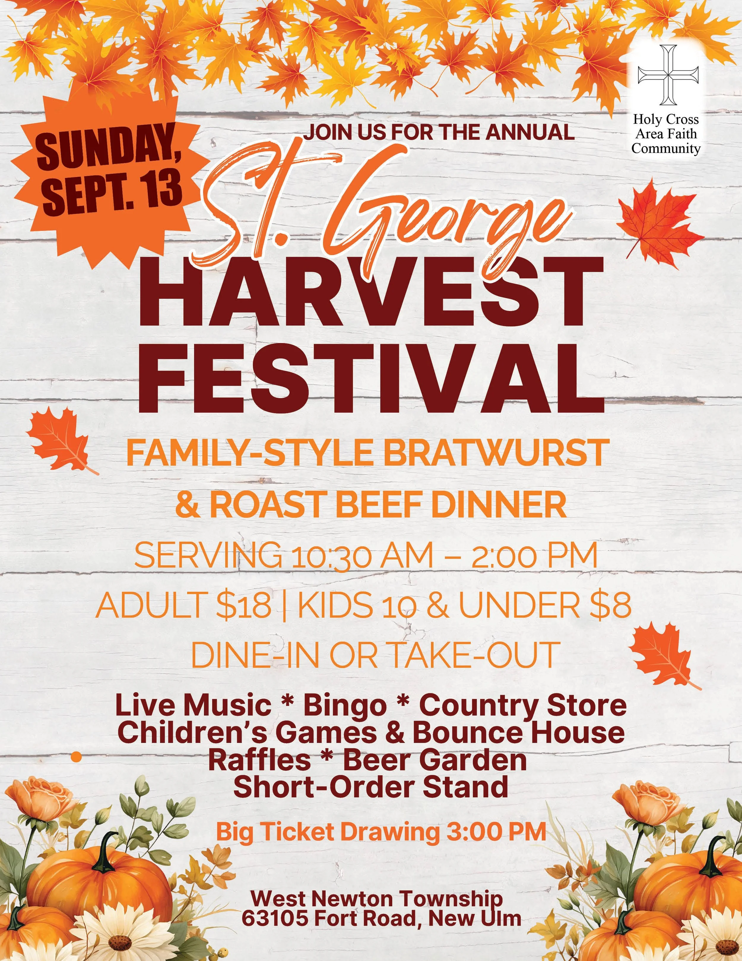 Harvest Festival - Church of St. George, West Newton Township