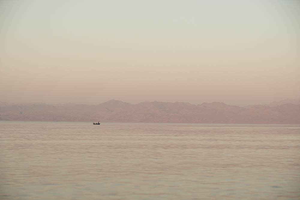 Fisherman from the shore. 